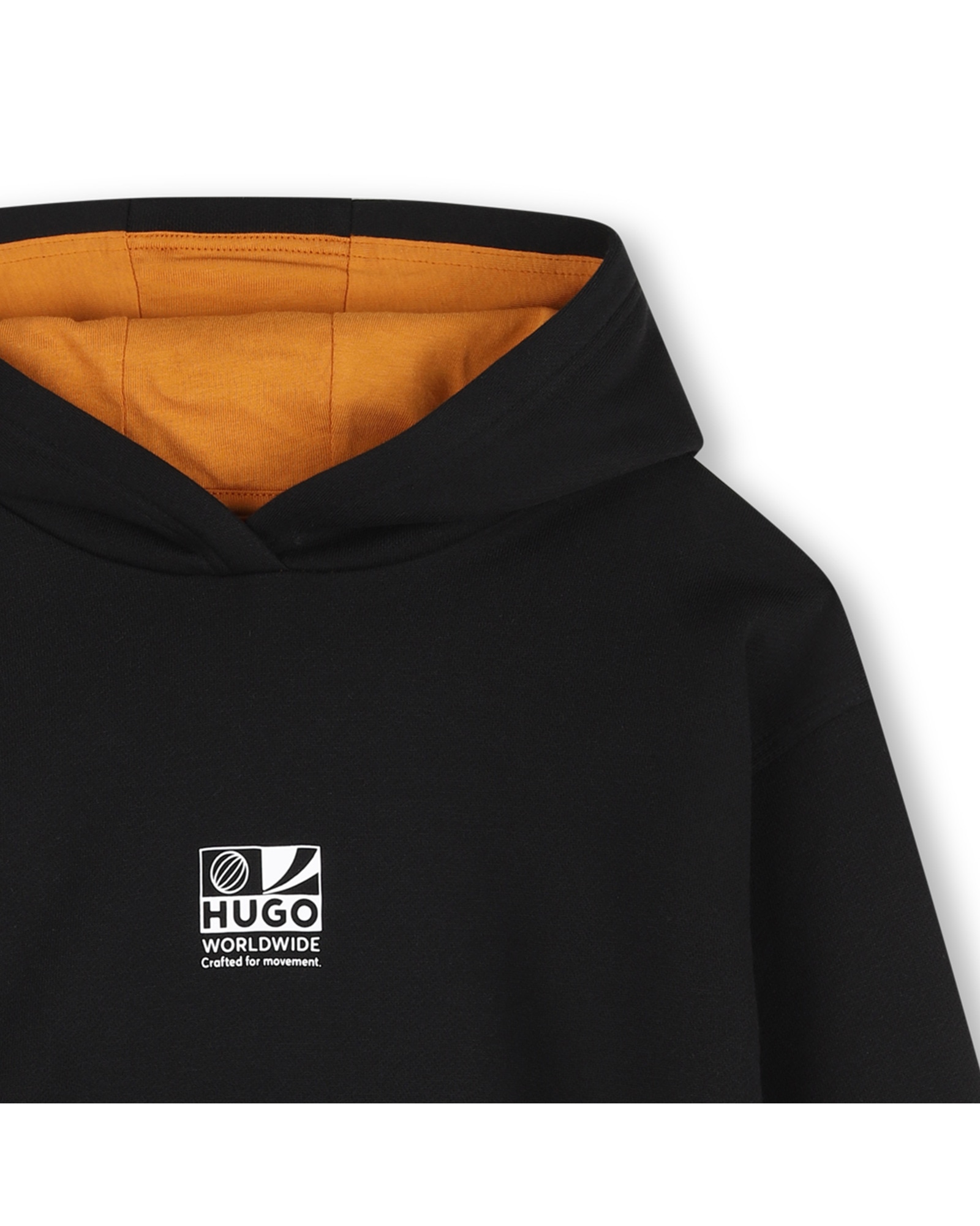 Sudadera con capucha de niño con estampado grande - Hugo - Negro Negro-2