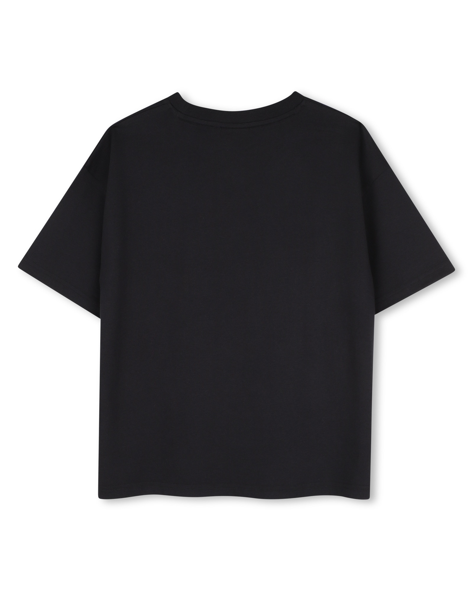 Camiseta de niño de manga corta con estampado grande - Hugo - Negro Negro-3