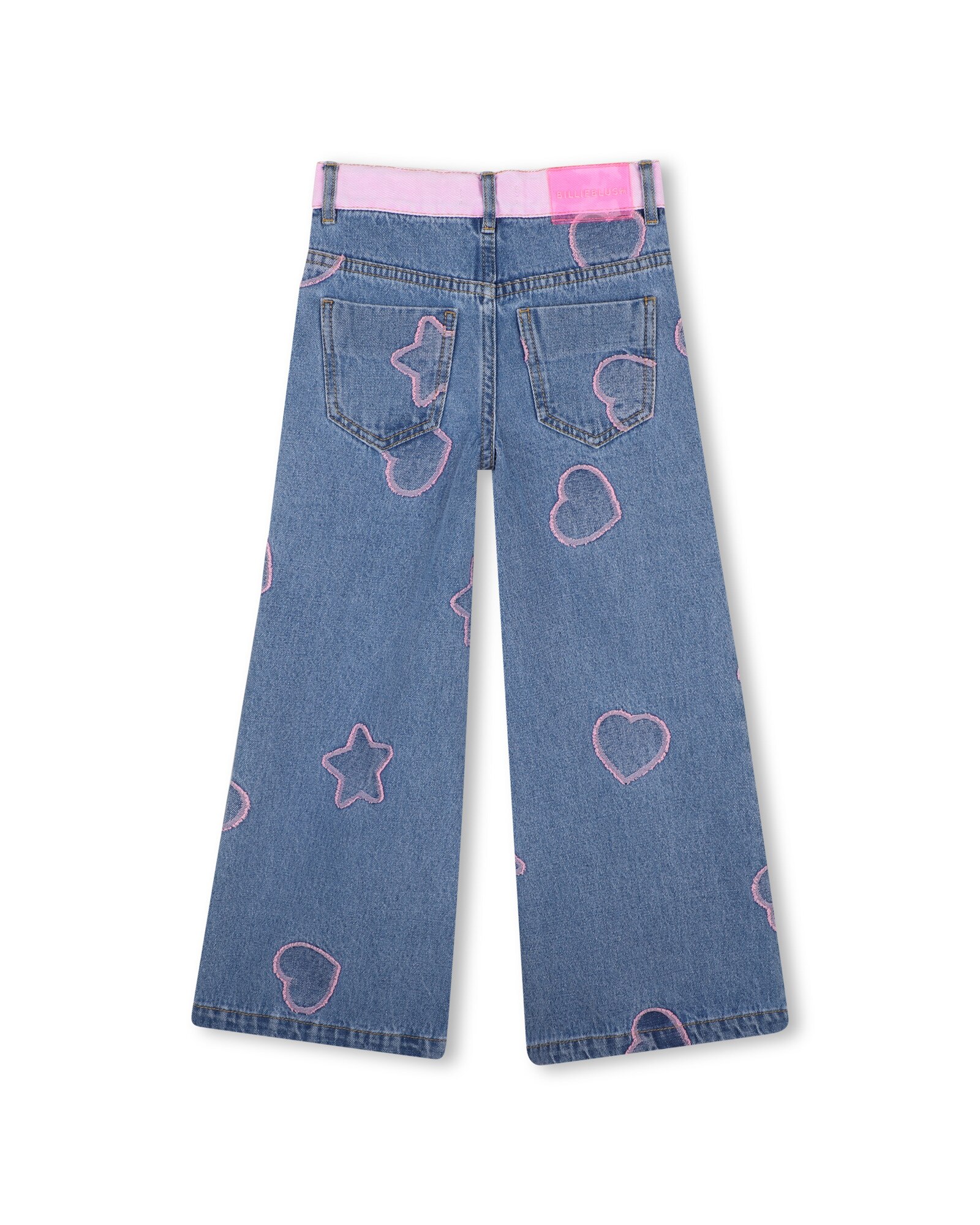 Vaquero de niña con fantasía - Billieblush - Azul Azul-3