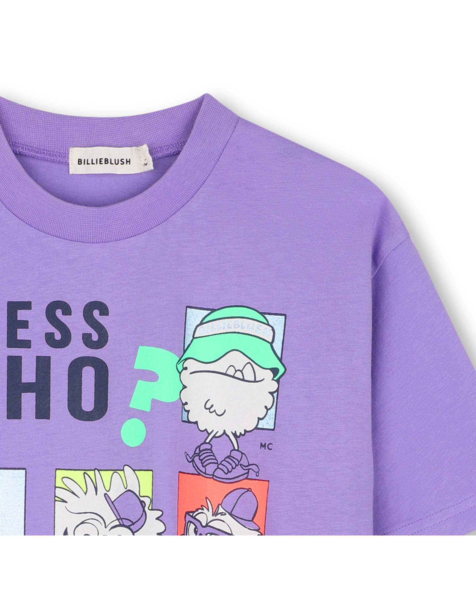 Camiseta de niño de manga corta con estampado grande - Billieblush - Rosa Rosa-2