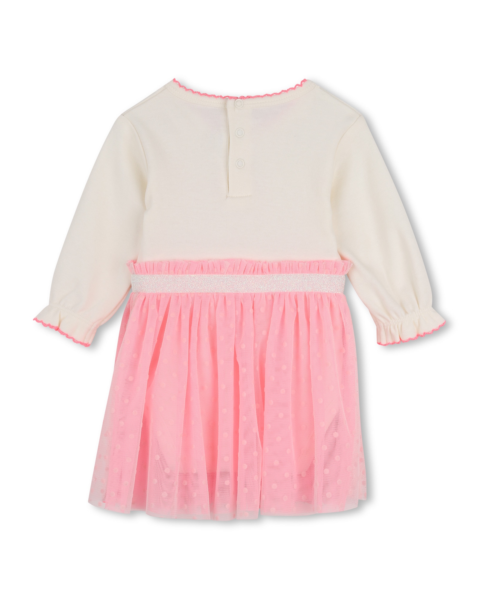 Vestido de bebé niña de manga larga con fantasía - Billieblush - Multicolor Multicolor-3