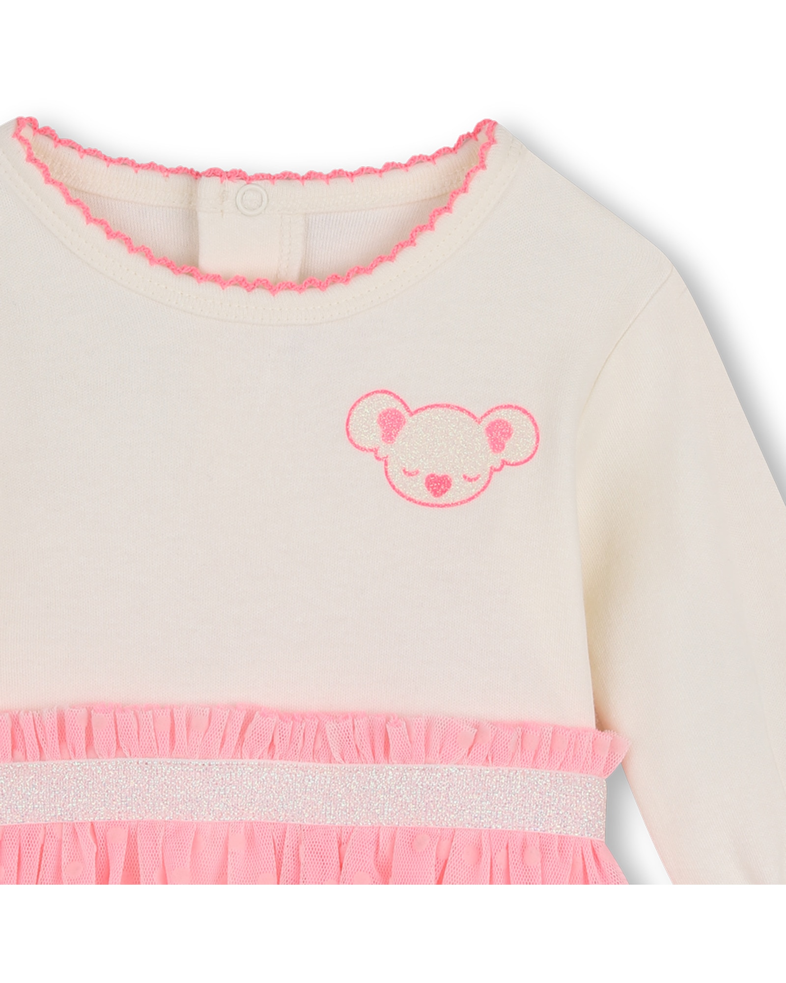 Vestido de bebé niña de manga larga con fantasía - Billieblush - Multicolor Multicolor-4