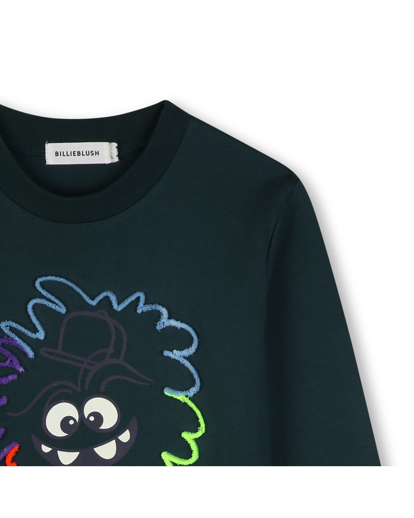 Imagen 2 de Camiseta de niño de manga larga con estampado grande - Billieblush - Azul Azul