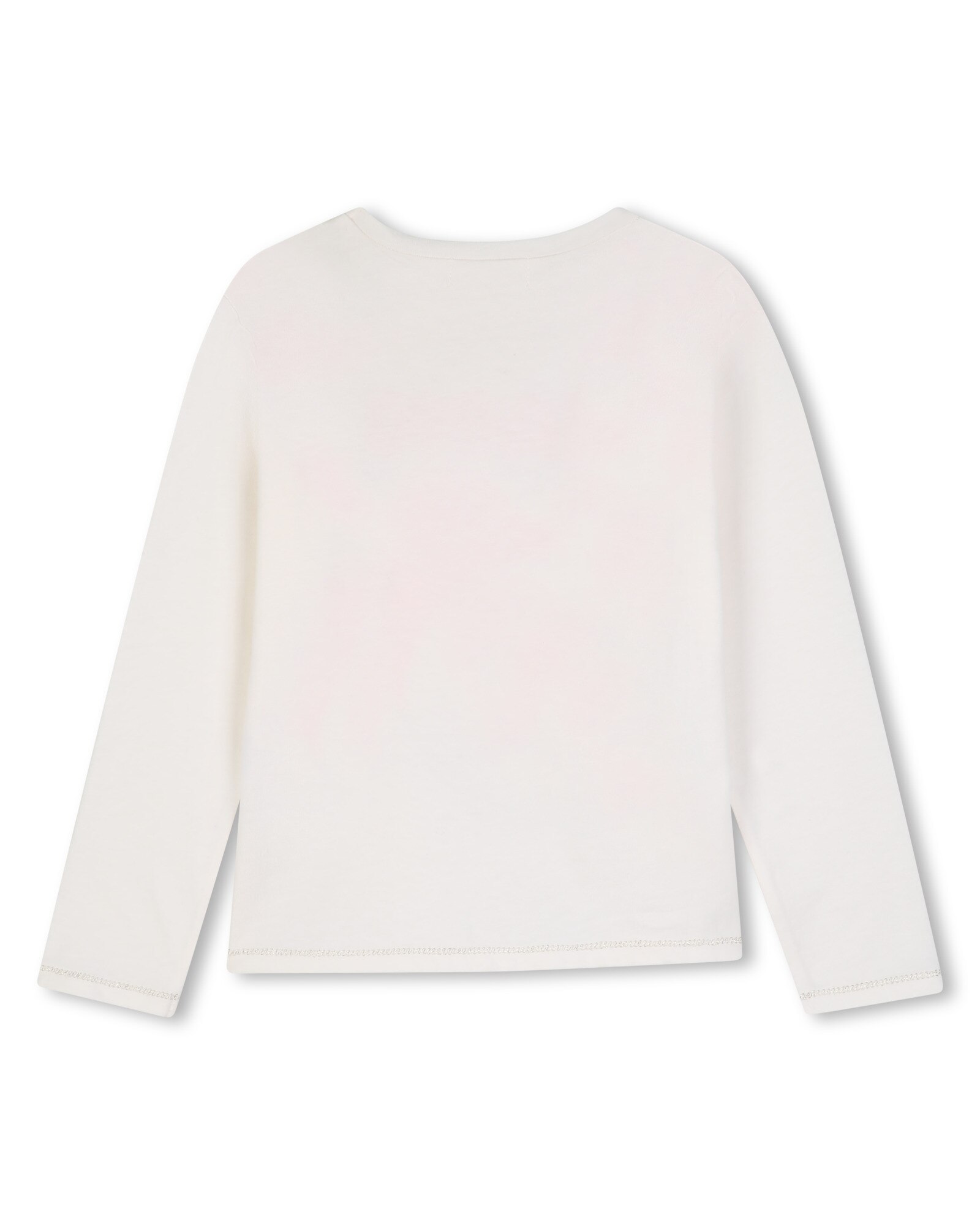 Camiseta de niña de manga larga con estampado grande - Billieblush - Crudo Crudo-3