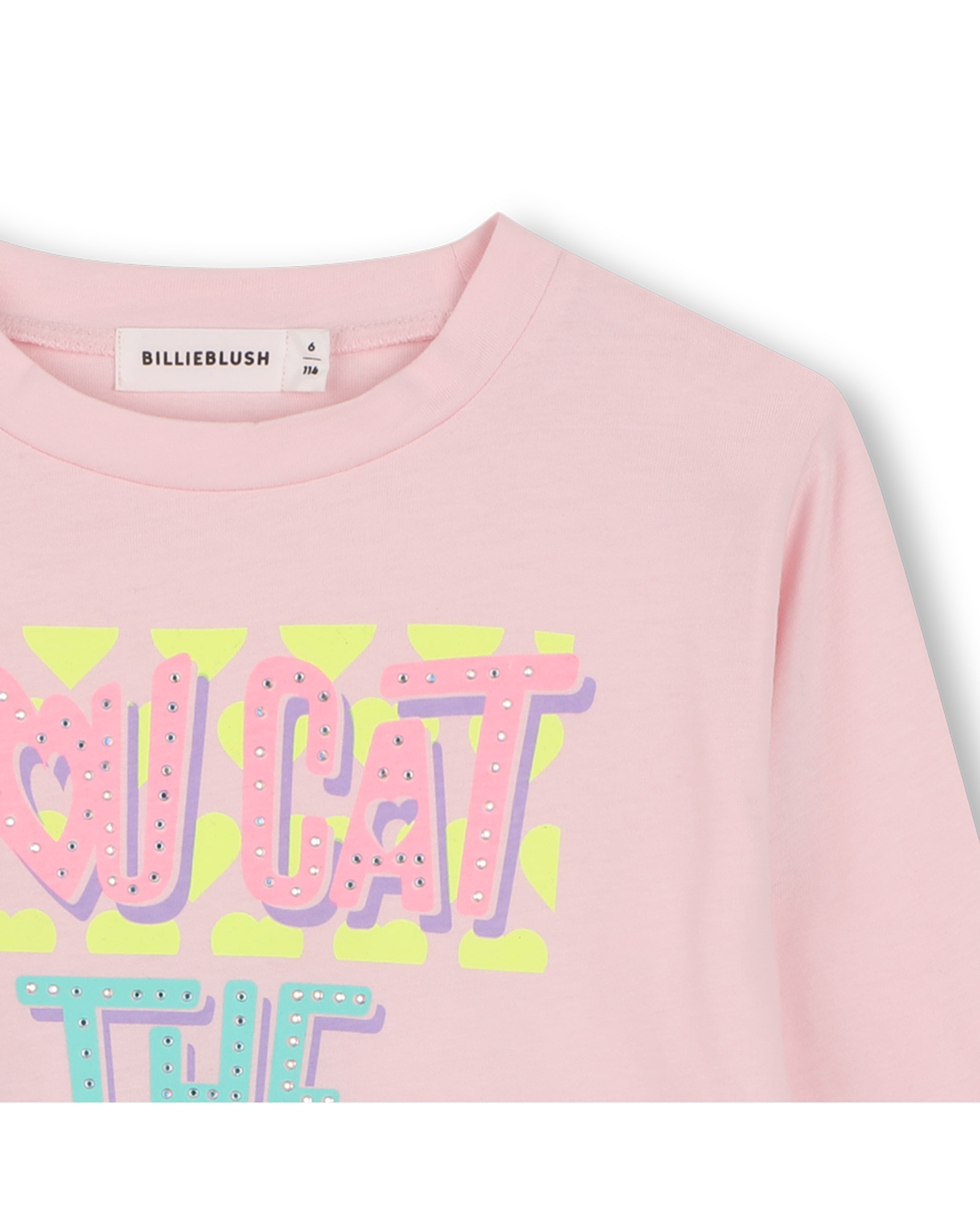 Imagen 2 de Camiseta de niña de manga larga con estampado grande - Billieblush - Multicolor Multicolor