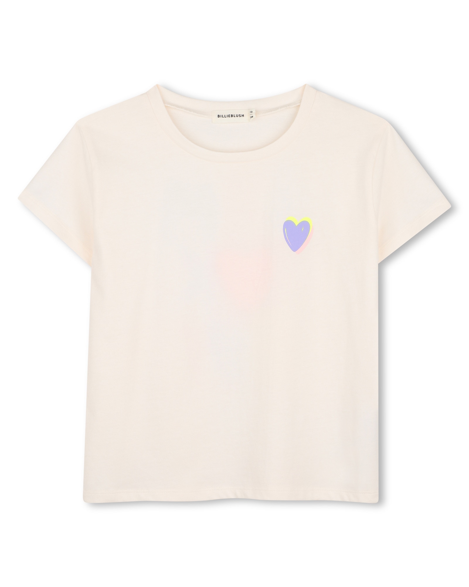 Camiseta de niña de manga corta con estampado grande - Billieblush - Crudo Crudo-1