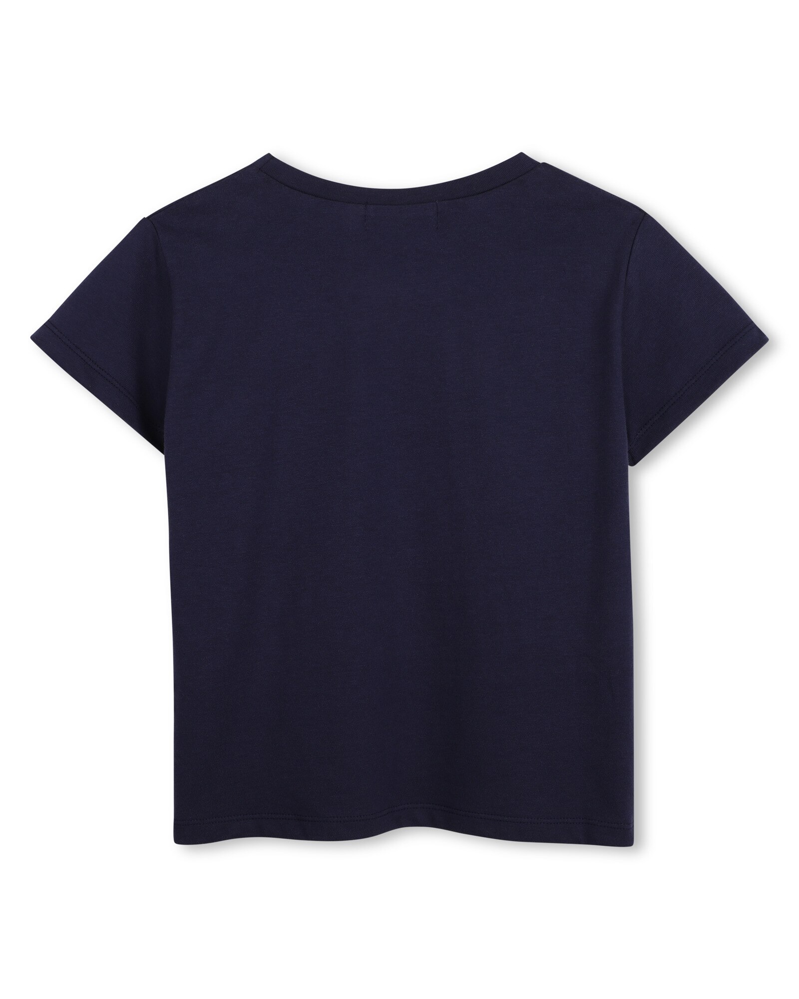 Camiseta de niña de manga corta liso - Billieblush - Azul marino Azul marino-3