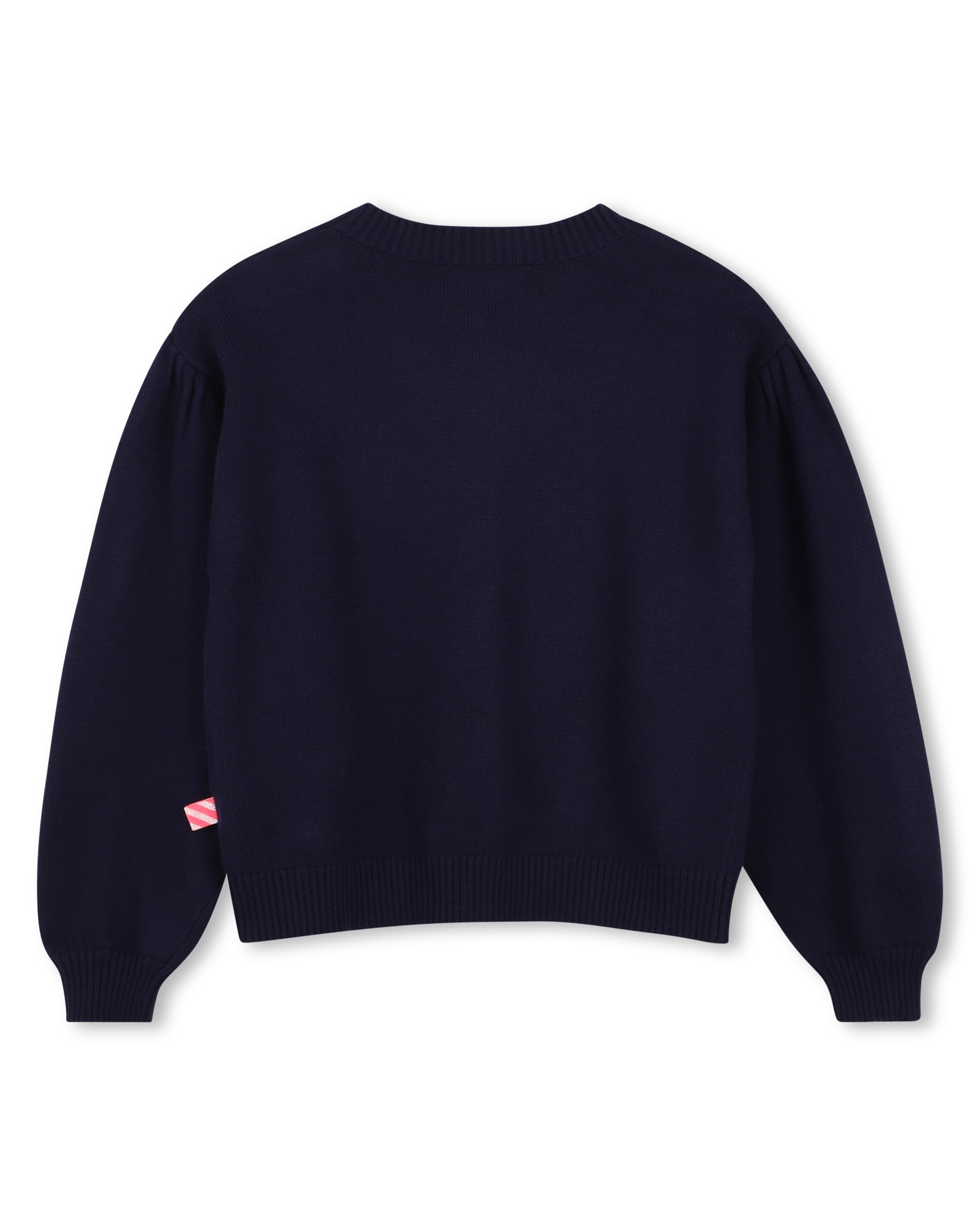 Chaqueta de punto de niña con fantasía - Billieblush - Azul marino Azul marino-3