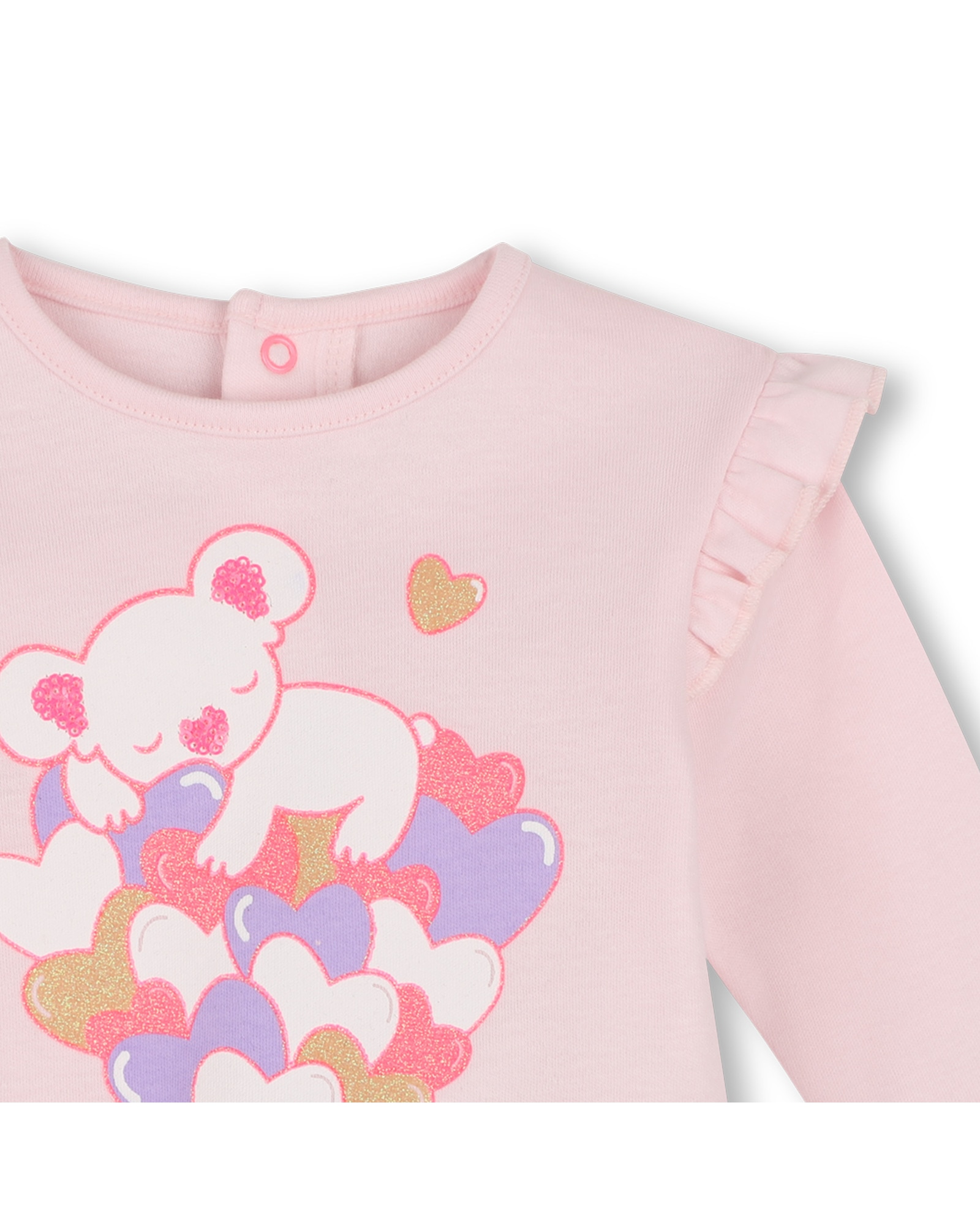 Camiseta de bebé niña de manga larga con estampado grande - Billieblush - Multicolor Multicolor-2