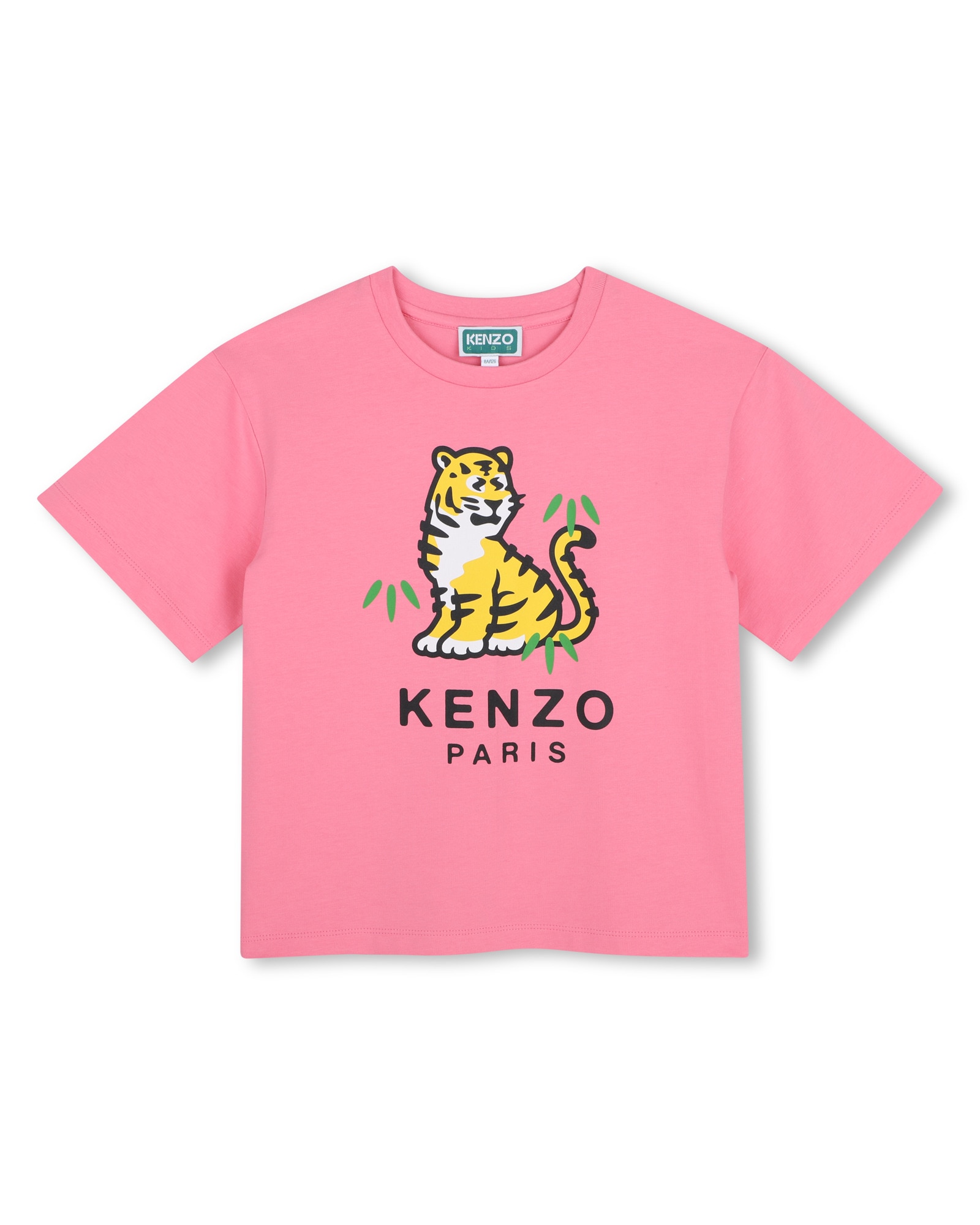 Imagen 1 de Camiseta de bebé niña de manga corta con estampado grande Rosa