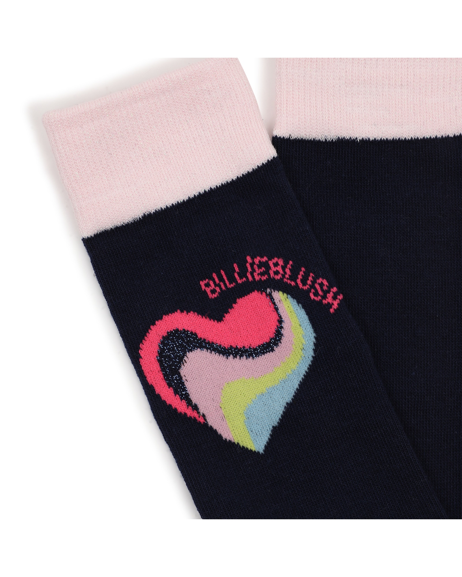 Calcetines de niña con estampado grande - Billieblush - Azul marino Azul marino-2