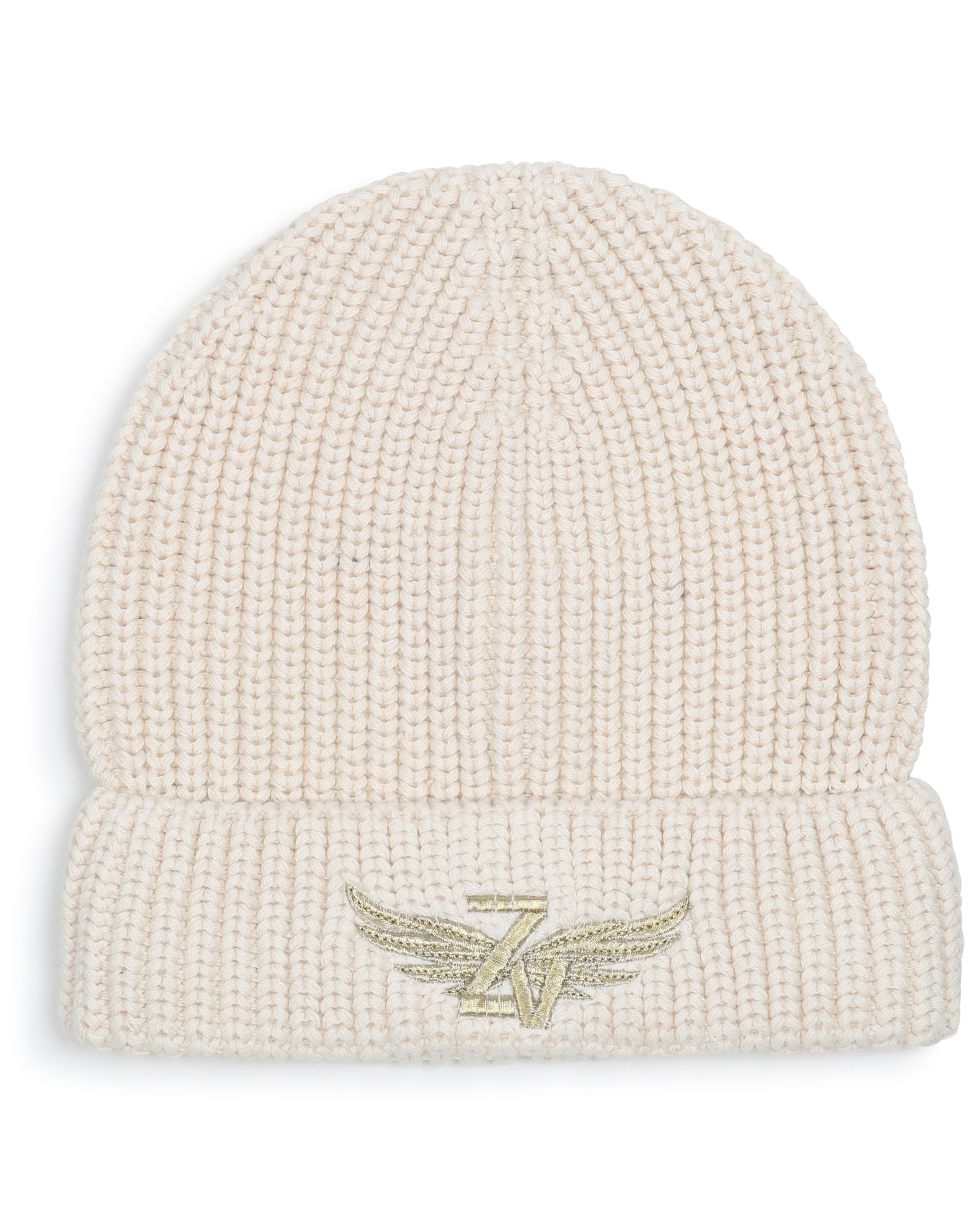 Imagen 0 de Gorro de niña con estampado grande Natural