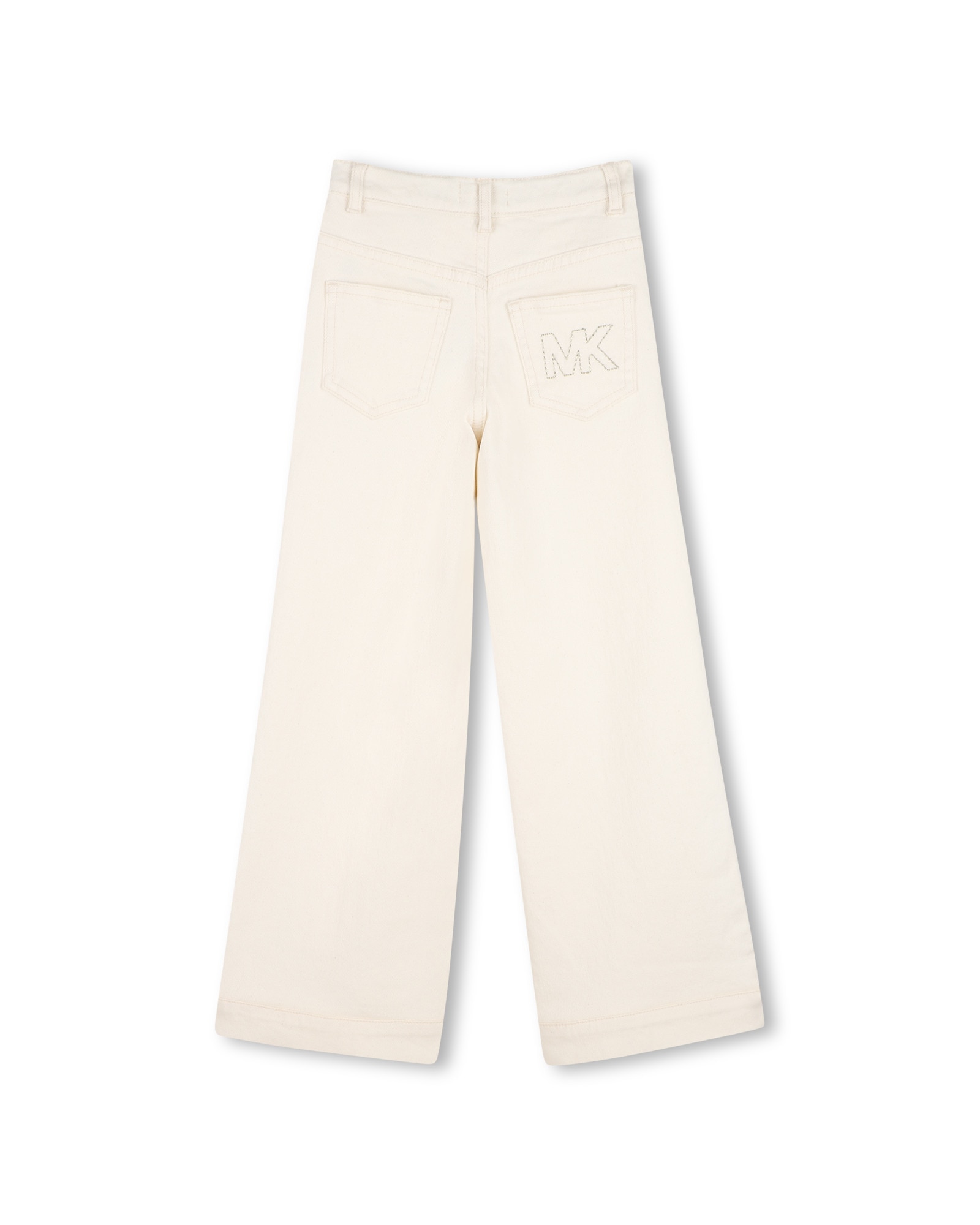 Pantalón cinco bolsillos de niña liso - Michael Kors - Crema Crema-3