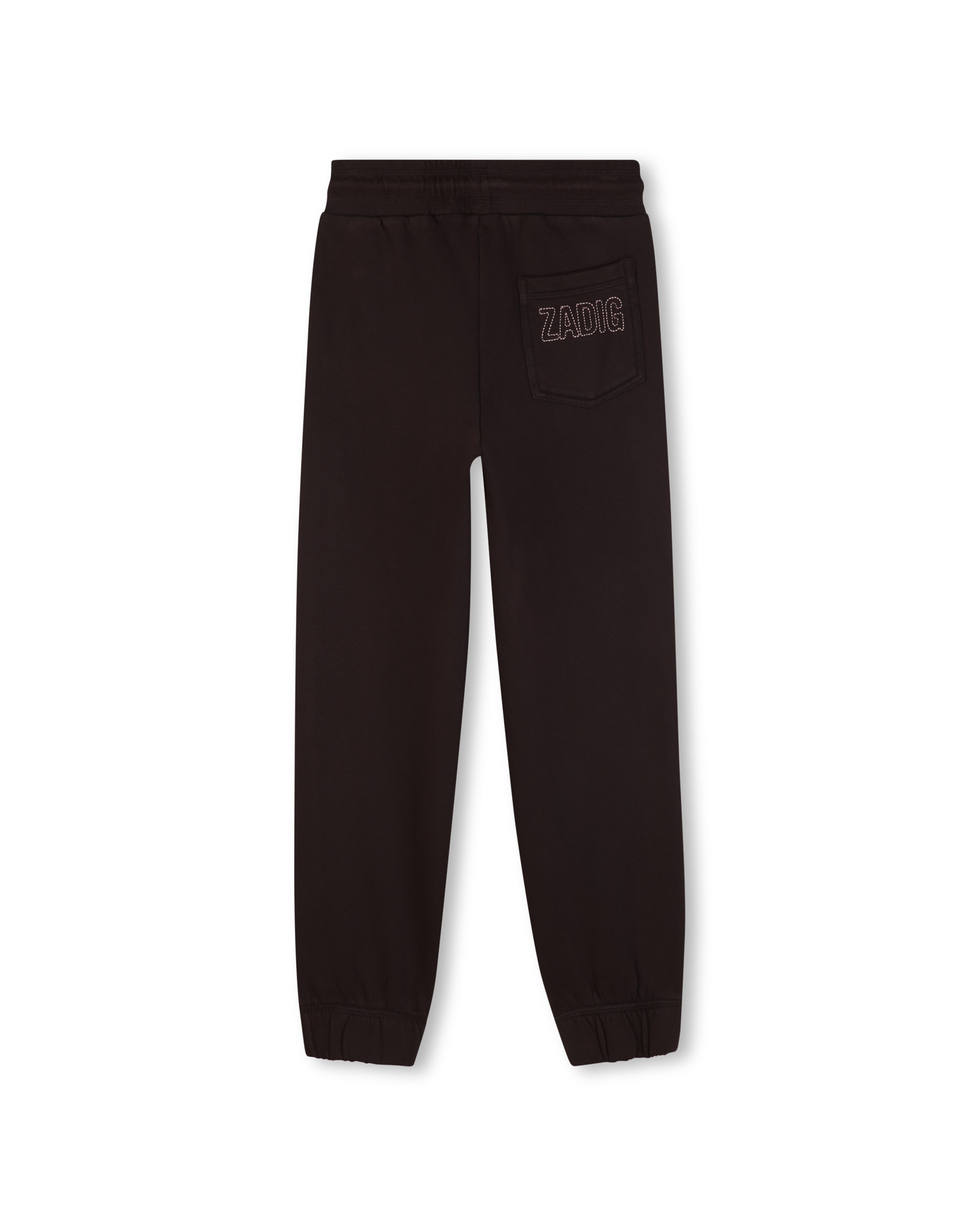 Pantalón cinco bolsillos de niño liso - Zadig & Voltaire - Marrón oscuro Marrón oscuro-3