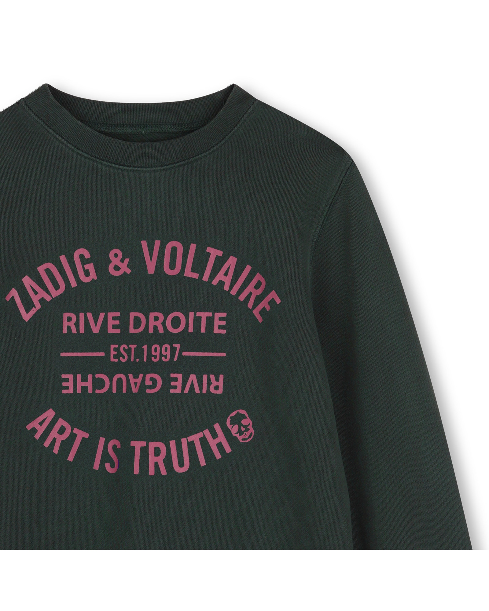 Sudadera con capucha de niño liso - Zadig & Voltaire - Negro Negro-2