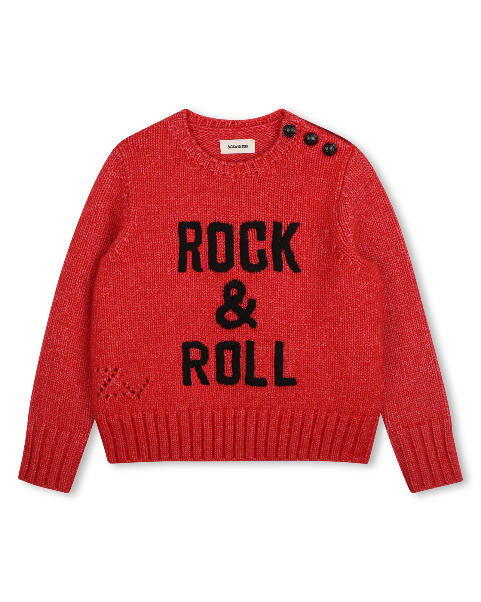 Jersey de niña con estampado grande - Zadig & Voltaire - Burdeos Burdeos-1