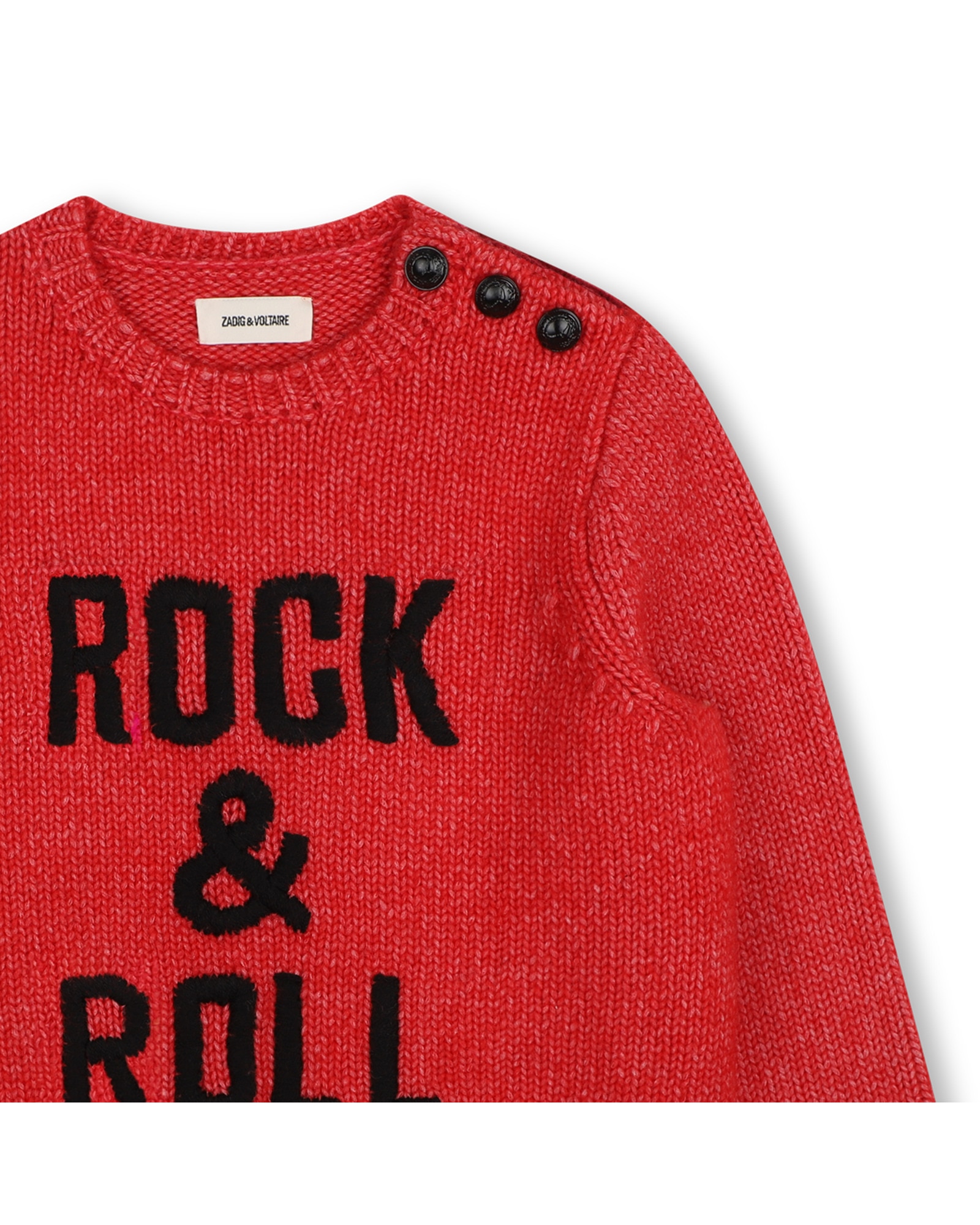 Jersey de niña con estampado grande - Zadig & Voltaire - Burdeos Burdeos-2