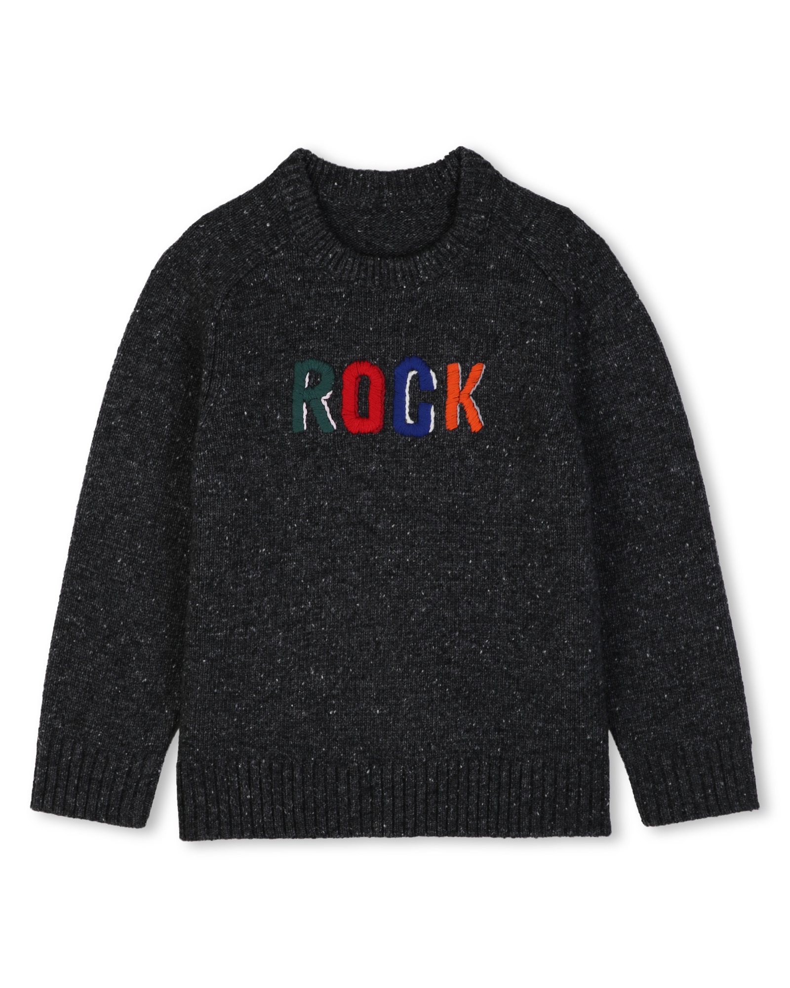 Imagen 0 de Jersey de niño con estampado grande Gris oscuro
