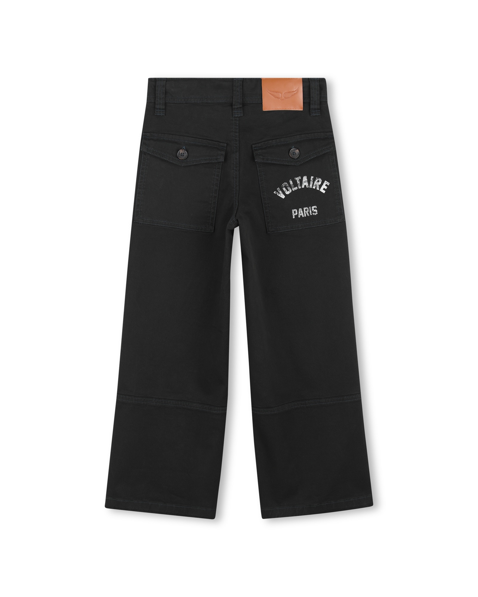 Chino de niño liso - Zadig & Voltaire - Negro Negro-3