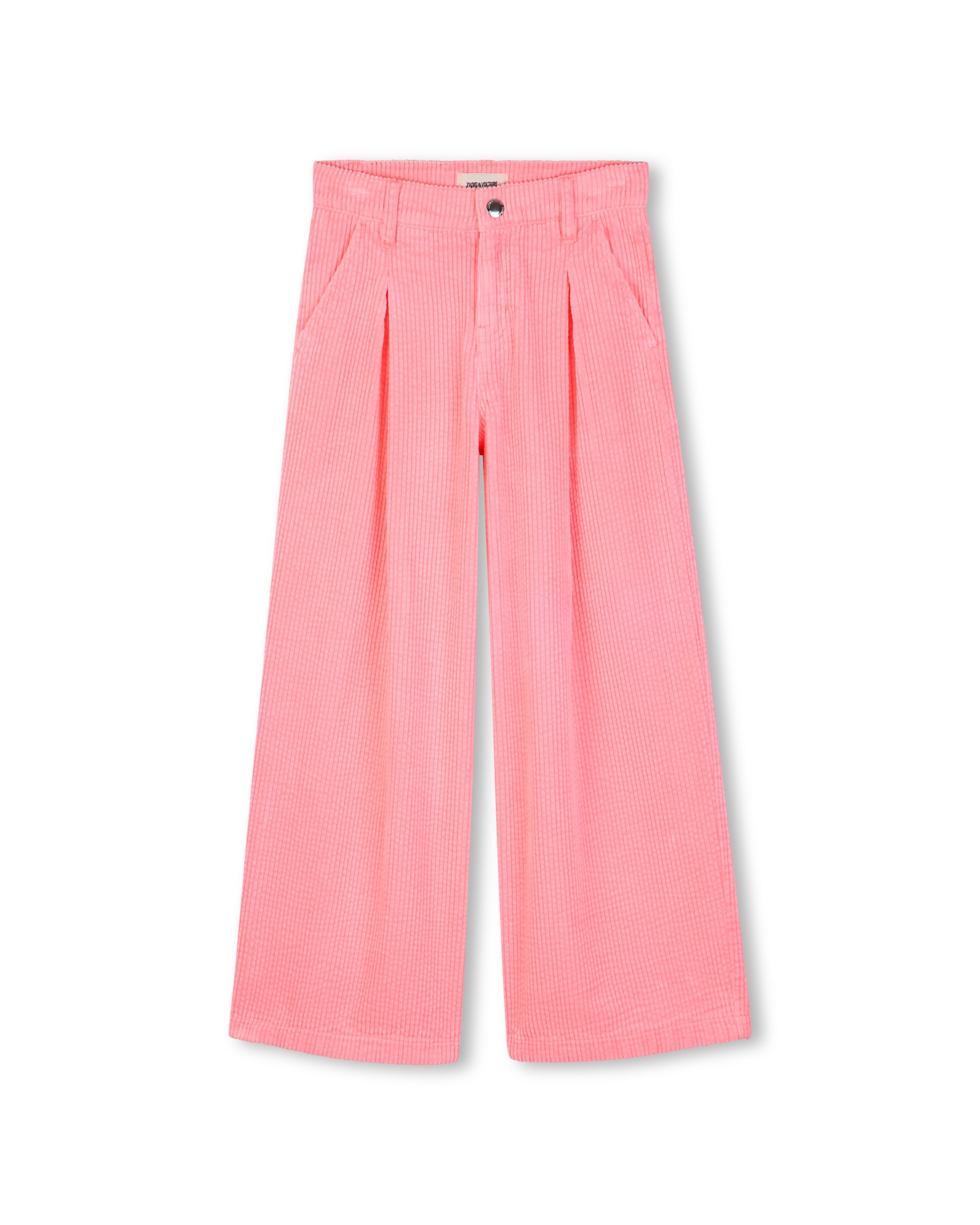 Imagen 0 de Pantalón cargo de niña con rayas Rosa