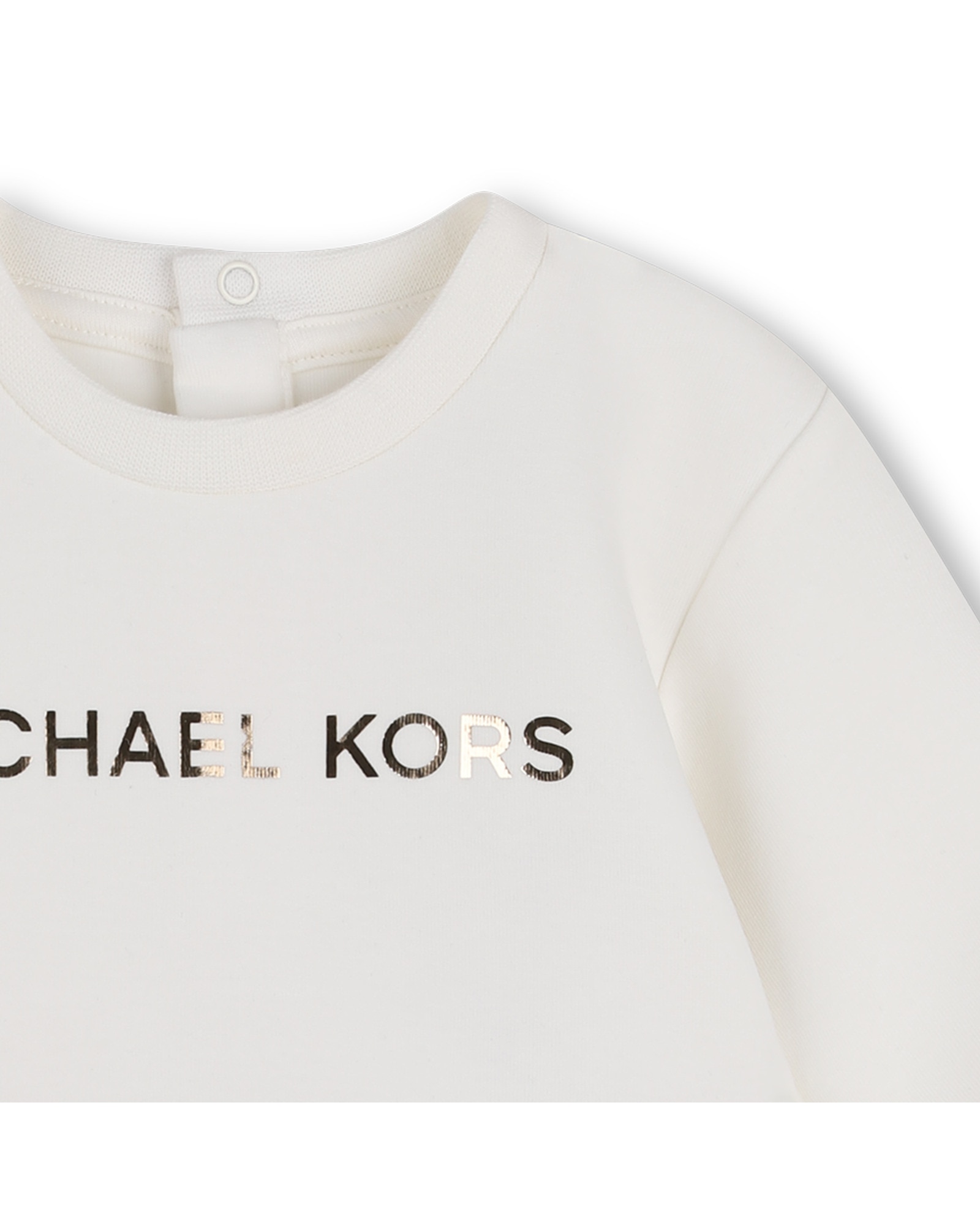 Imagen 2 de Vestido de bebé niña de manga larga liso - Michael Kors - Blanco Blanco
