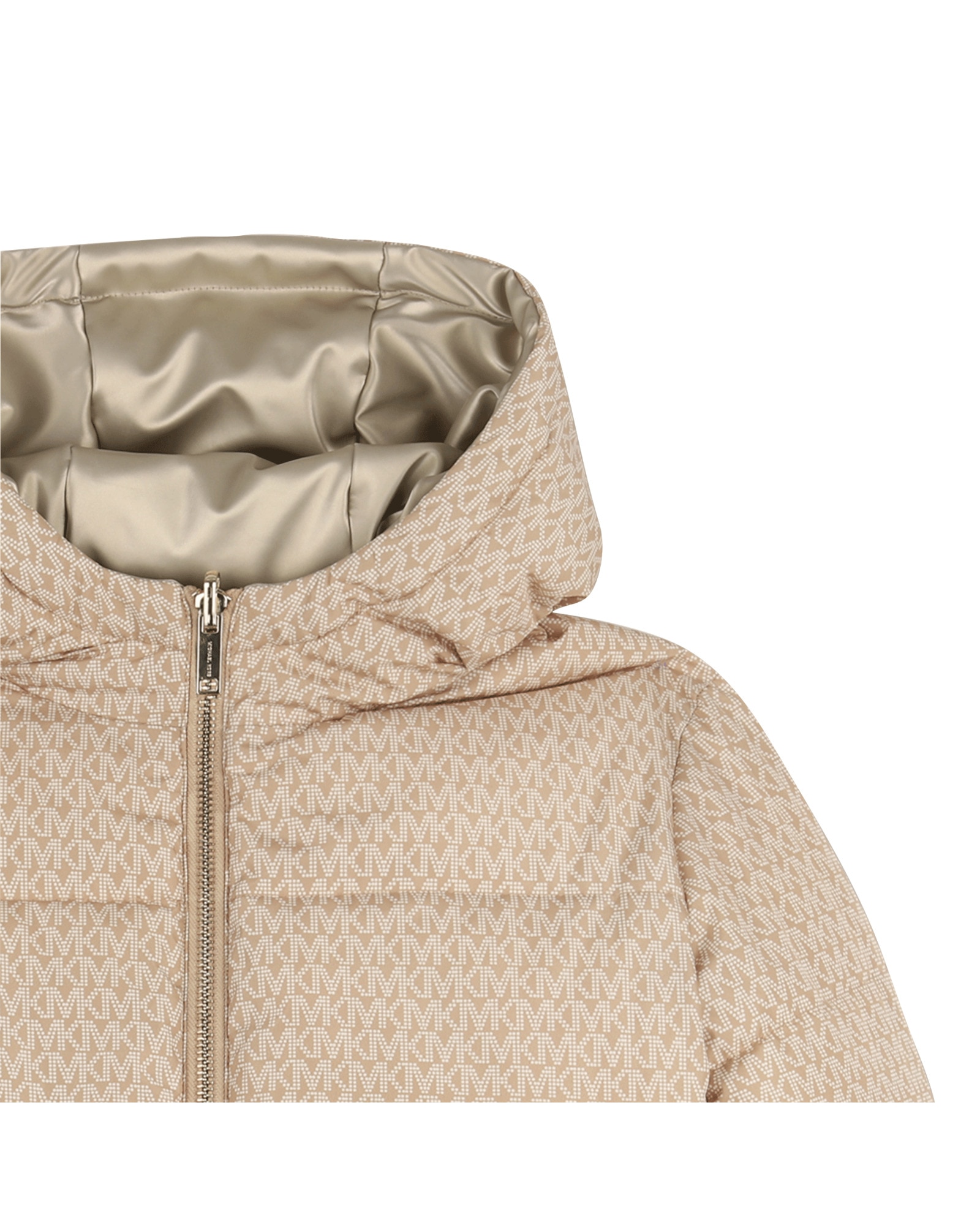 Imagen 5 de Abrigo de niña liso - Michael Kors - Marrón Marrón