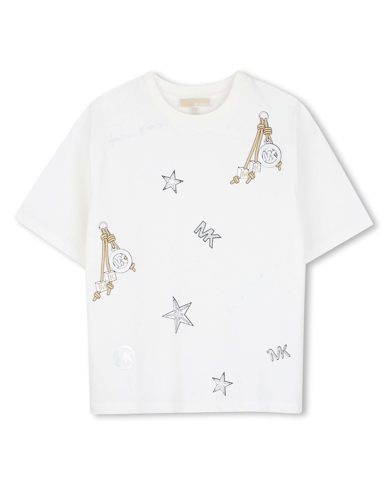Imagen 1 de Camiseta de niña de manga corta con fantasía Blanco