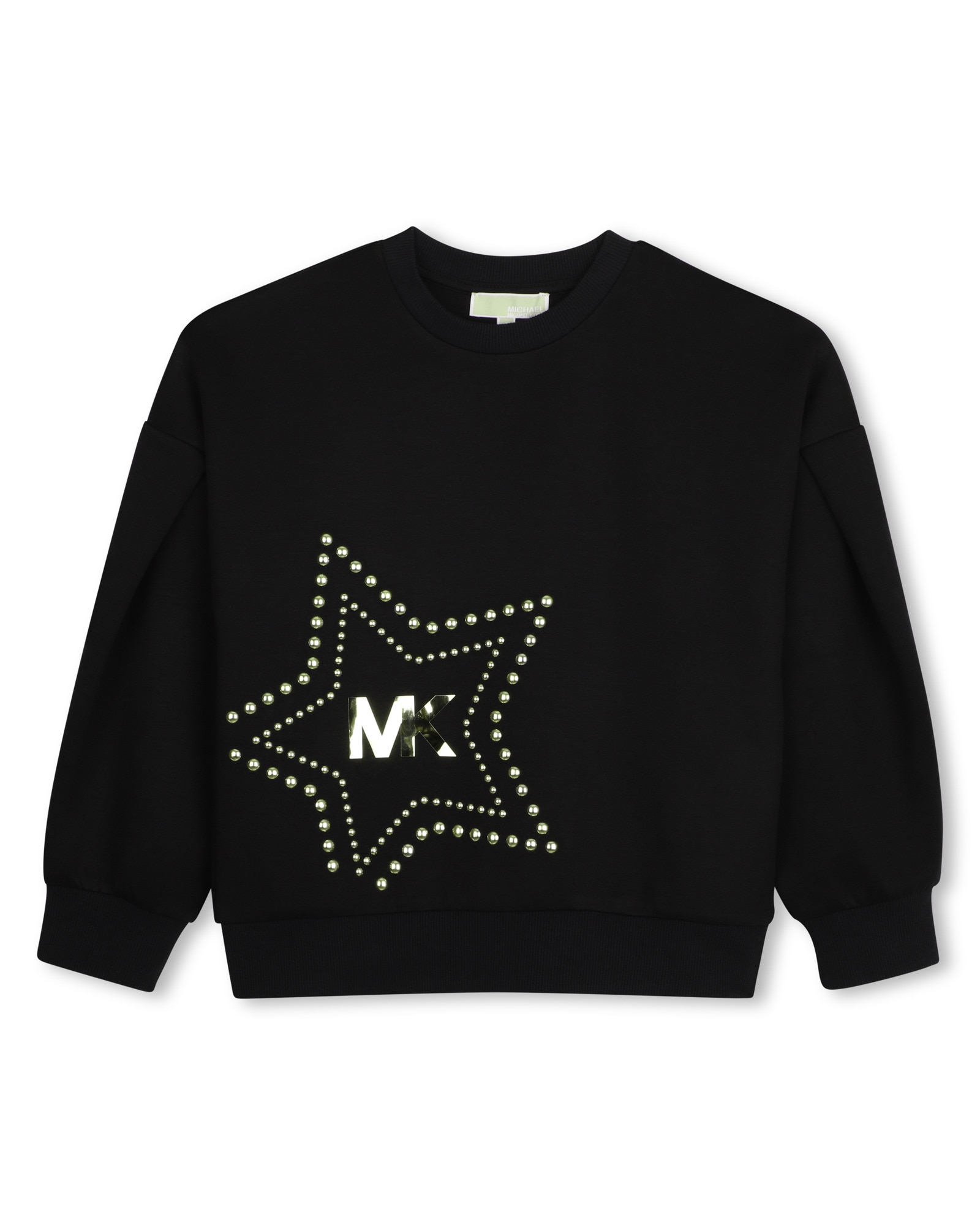 Imagen 1 de Sudadera con capucha de niña con estampado grande - Michael Kors - Negro Negro