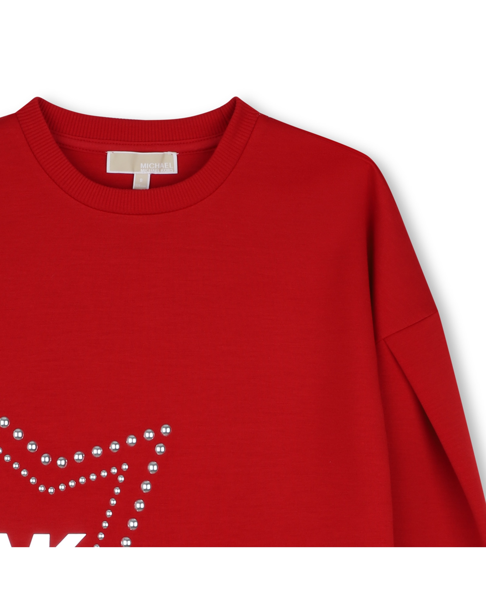 Imagen 2 de Sudadera con capucha de niña con estampado grande - Michael Kors - Rojo Rojo