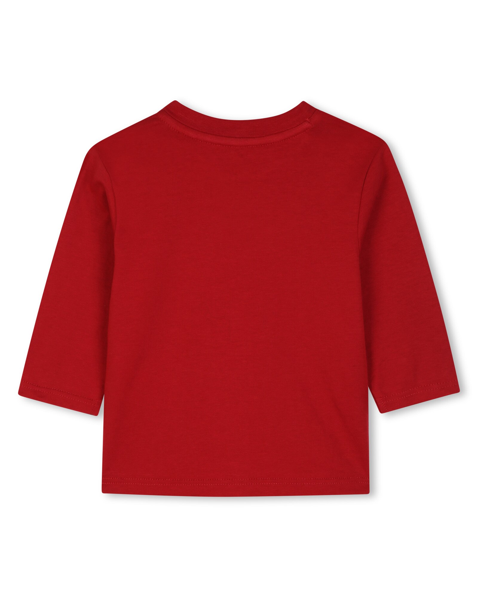 Camiseta de bebé niño de manga larga liso - Timberland - Rojo Rojo-3