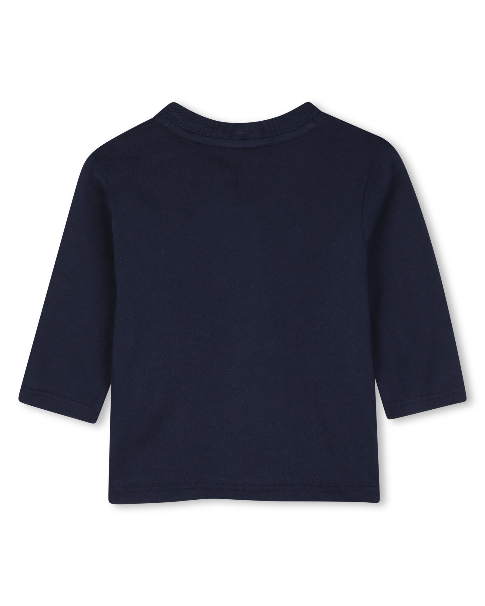 Camiseta de bebé niño de manga larga liso - Timberland - Azul marino Azul marino-3
