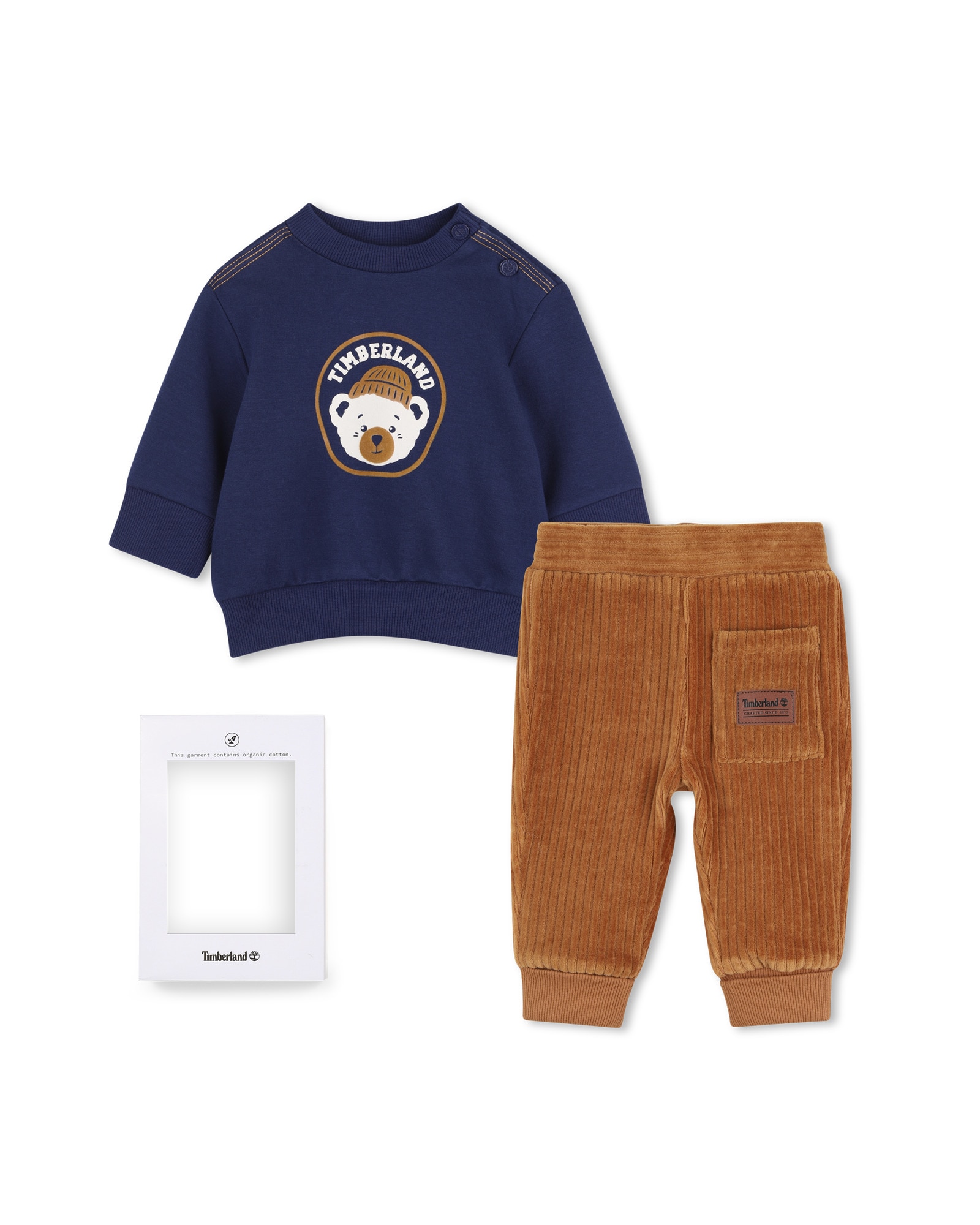 Imagen 0 de Conjunto de bebé niño con estampado grande Azul marino