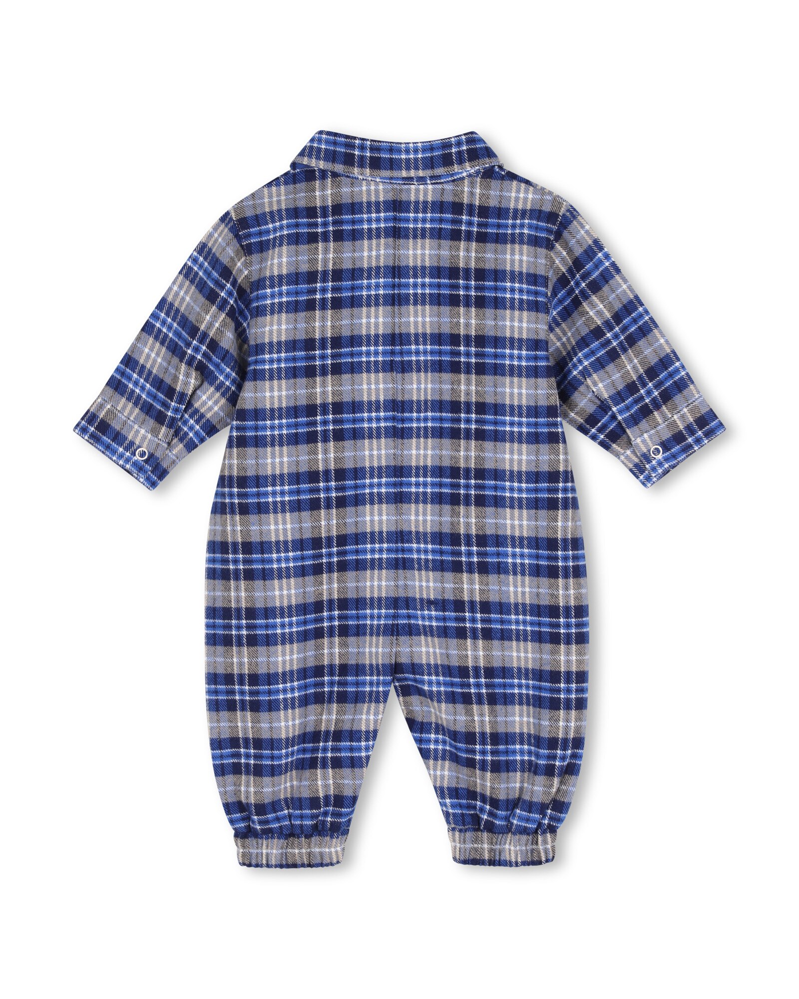 Peto de bebé niño con cuadros - Timberland - Azul marino Azul marino-3