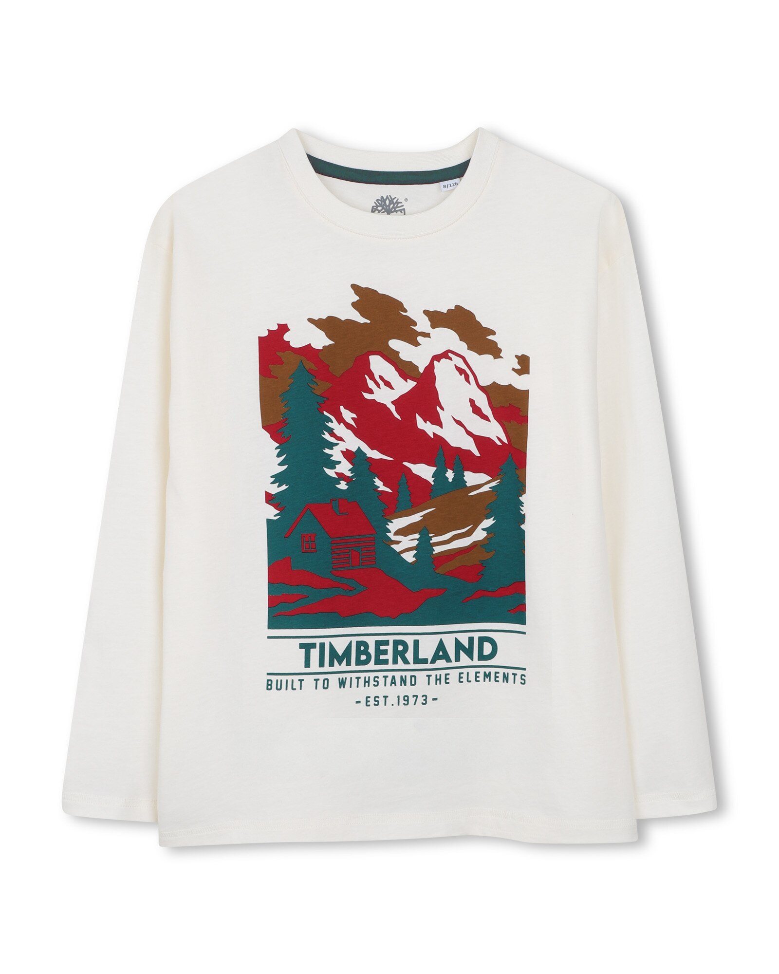 Camiseta de niño de manga larga con fantasía - Timberland - Crudo Crudo-1