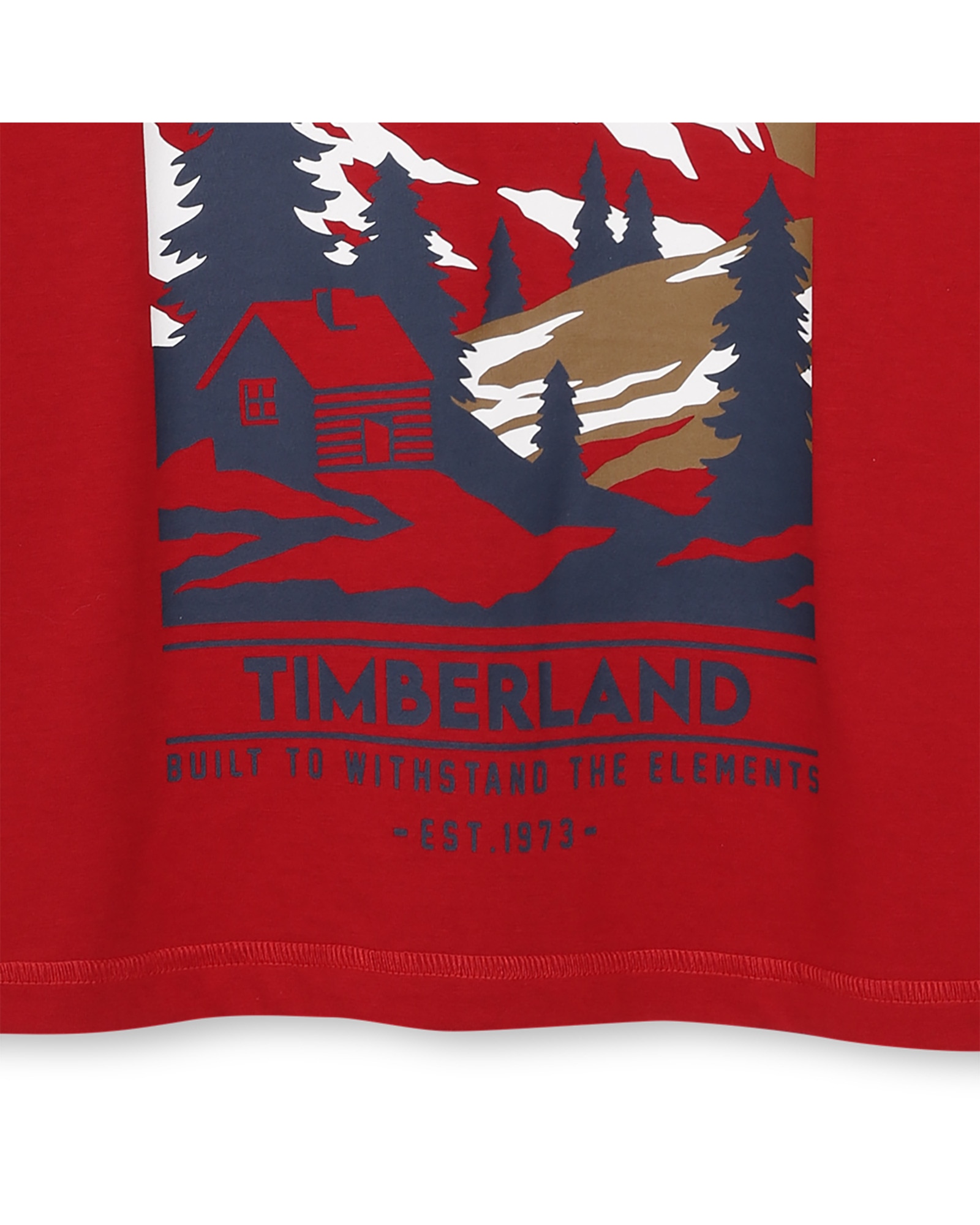 Camiseta de niño de manga larga con fantasía - Timberland - Rojo Rojo-2