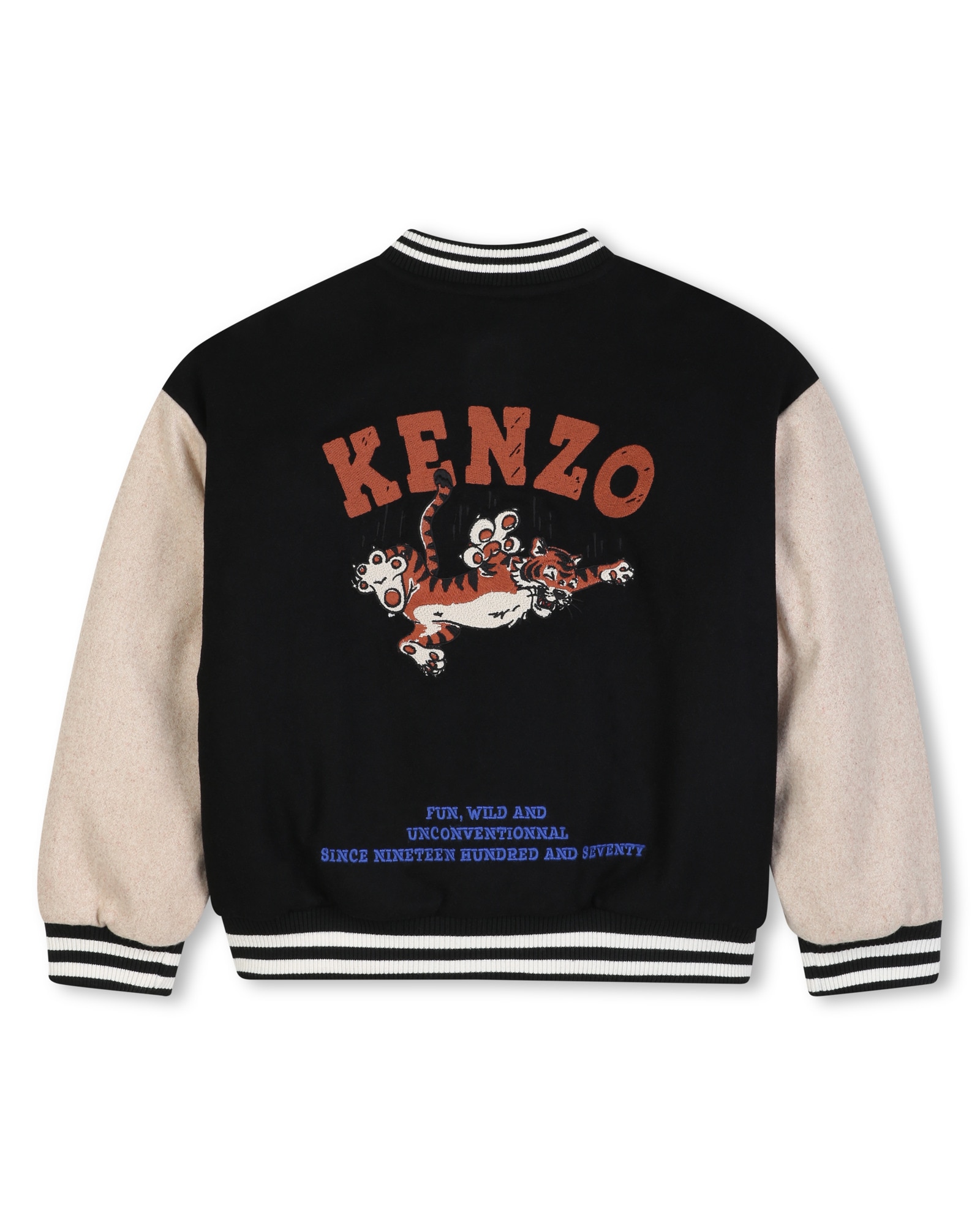 Imagen 3 de Cazadora de niño con estampado grande - Kenzo Kids - Negro Negro