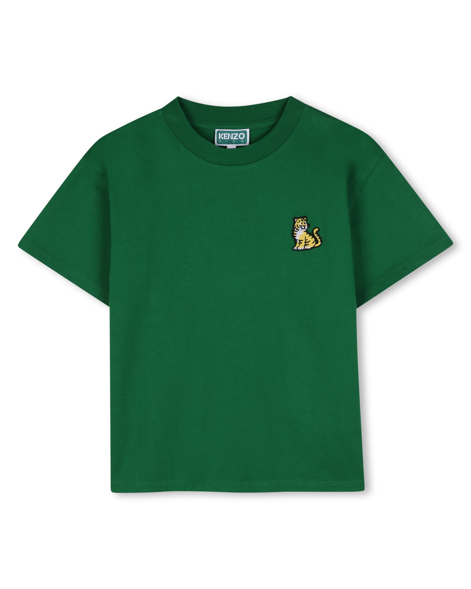 Camiseta de niño de manga corta con estampado grande - Kenzo Kids - Kaki Kaki-1