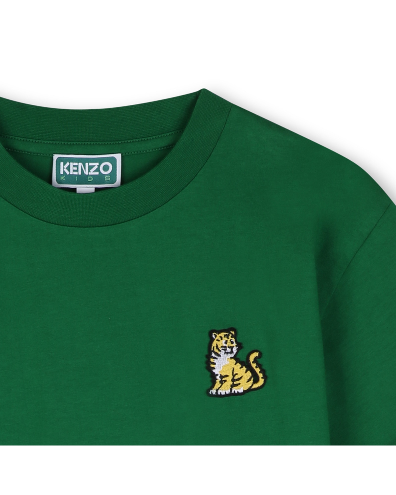 Camiseta de niño de manga corta con estampado grande - Kenzo Kids - Kaki Kaki-2