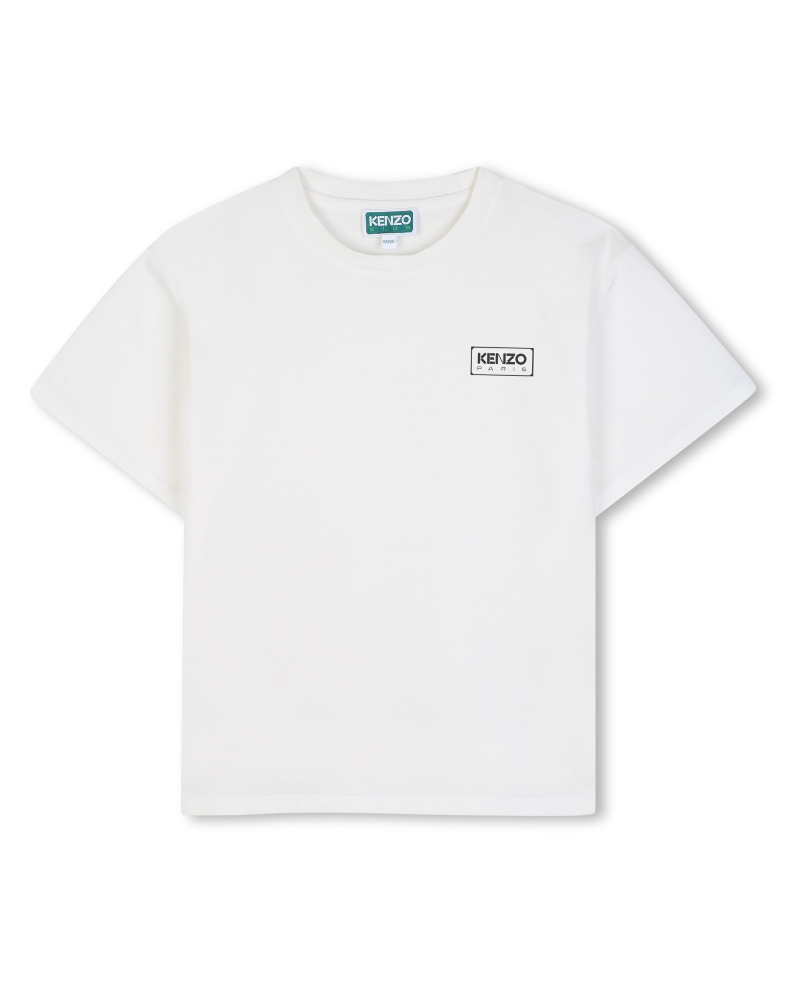 Imagen 1 de Camiseta de niño de manga corta con estampado grande Blanco