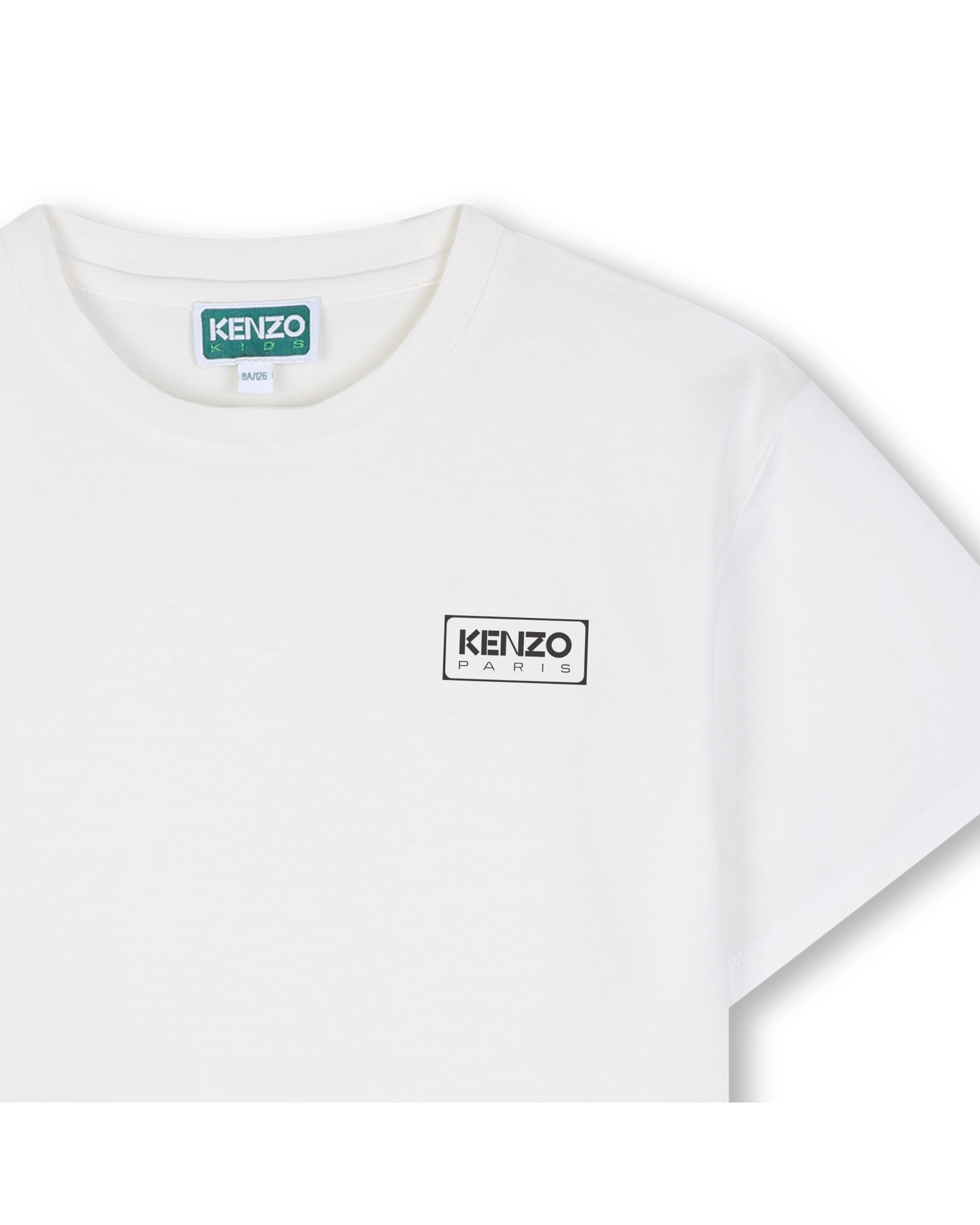 Imagen 2 de Camiseta de niño de manga corta con estampado grande - Kenzo Kids - Blanco Blanco