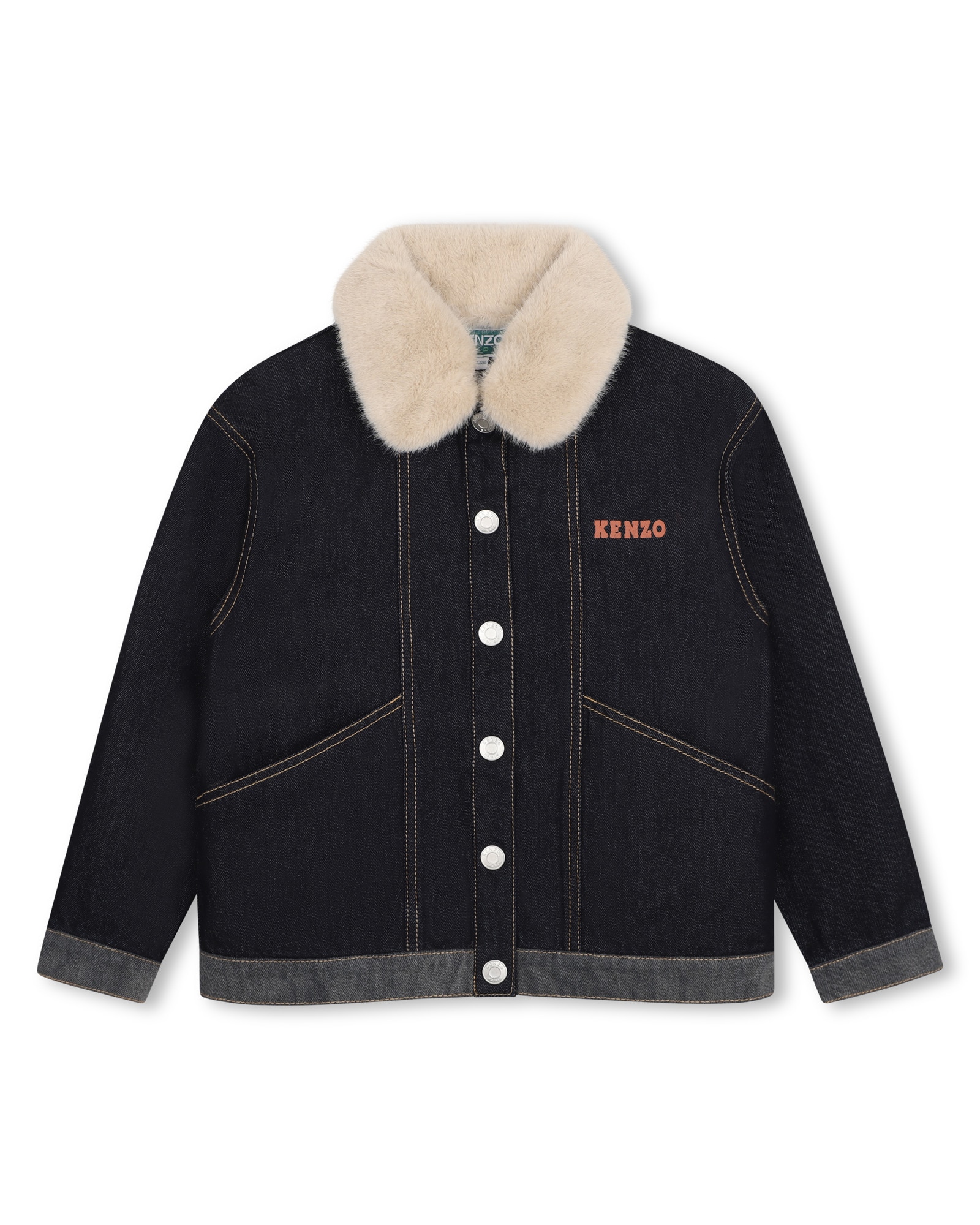 Imagen 1 de Cazadora de bebé niña con estampado grande - Kenzo Kids - Azul Azul