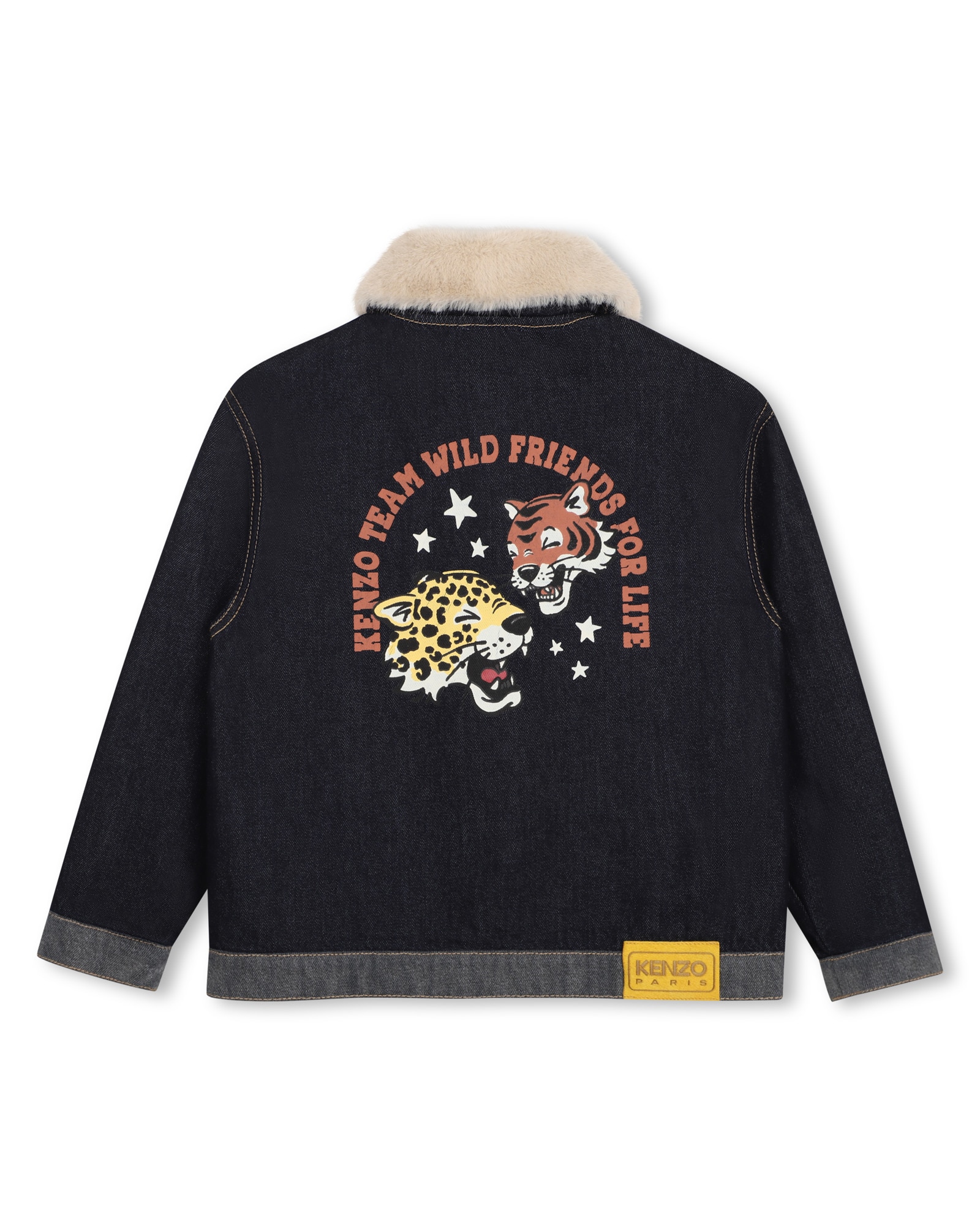 Imagen 3 de Cazadora de bebé niña con estampado grande - Kenzo Kids - Azul Azul