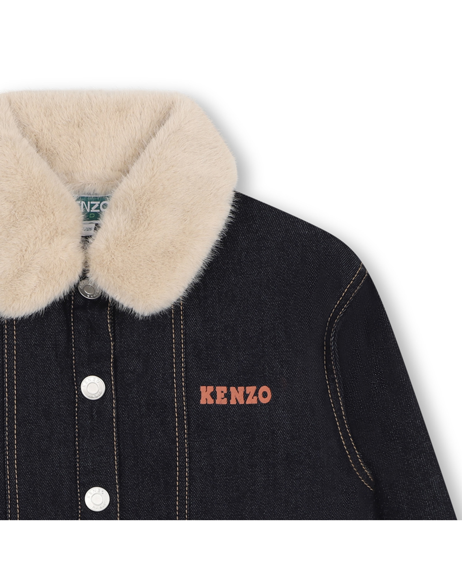 Imagen 2 de Cazadora de bebé niña con estampado grande - Kenzo Kids - Azul Azul