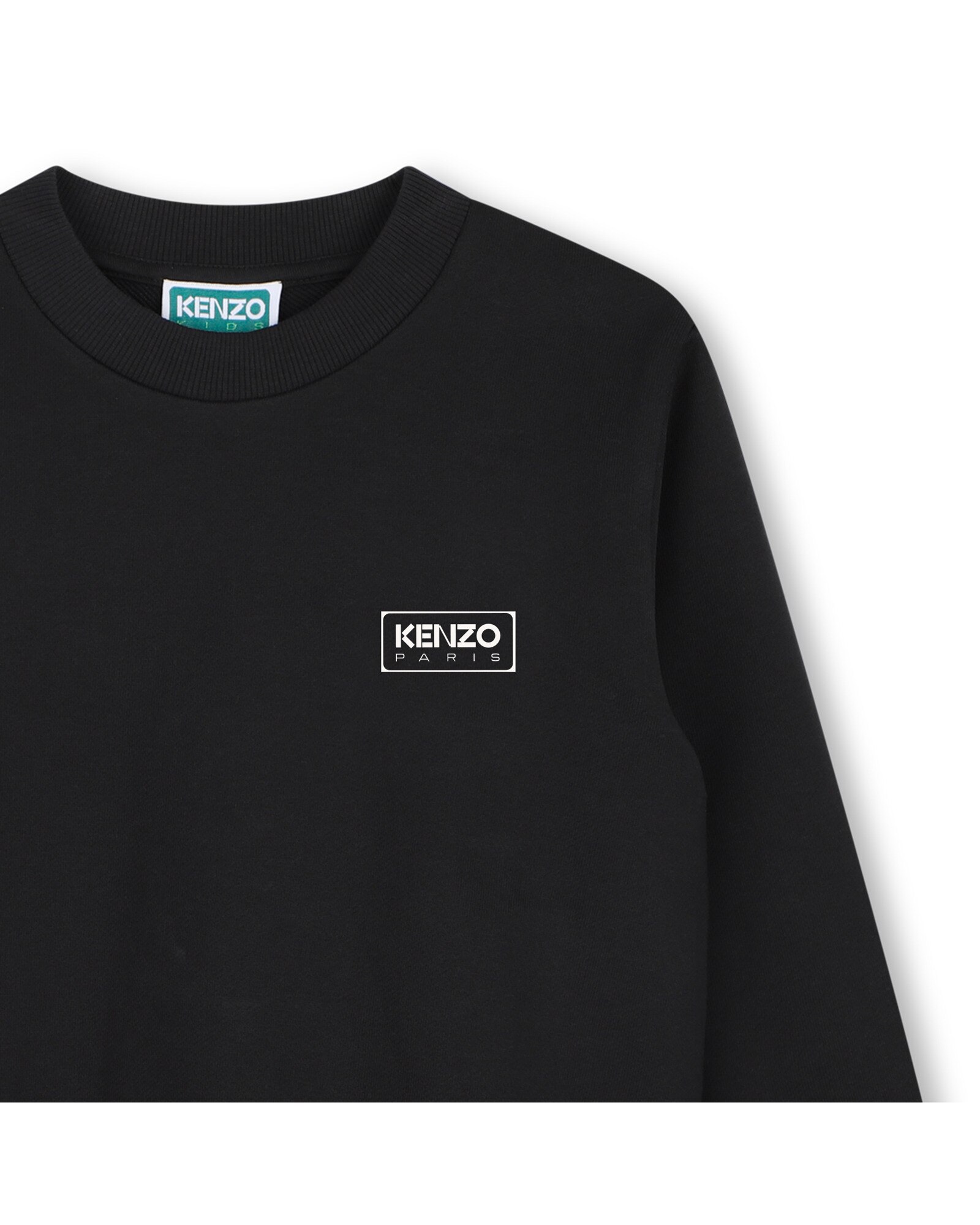 Sudadera con capucha de niño con estampado grande - Kenzo Kids - Negro Negro-2