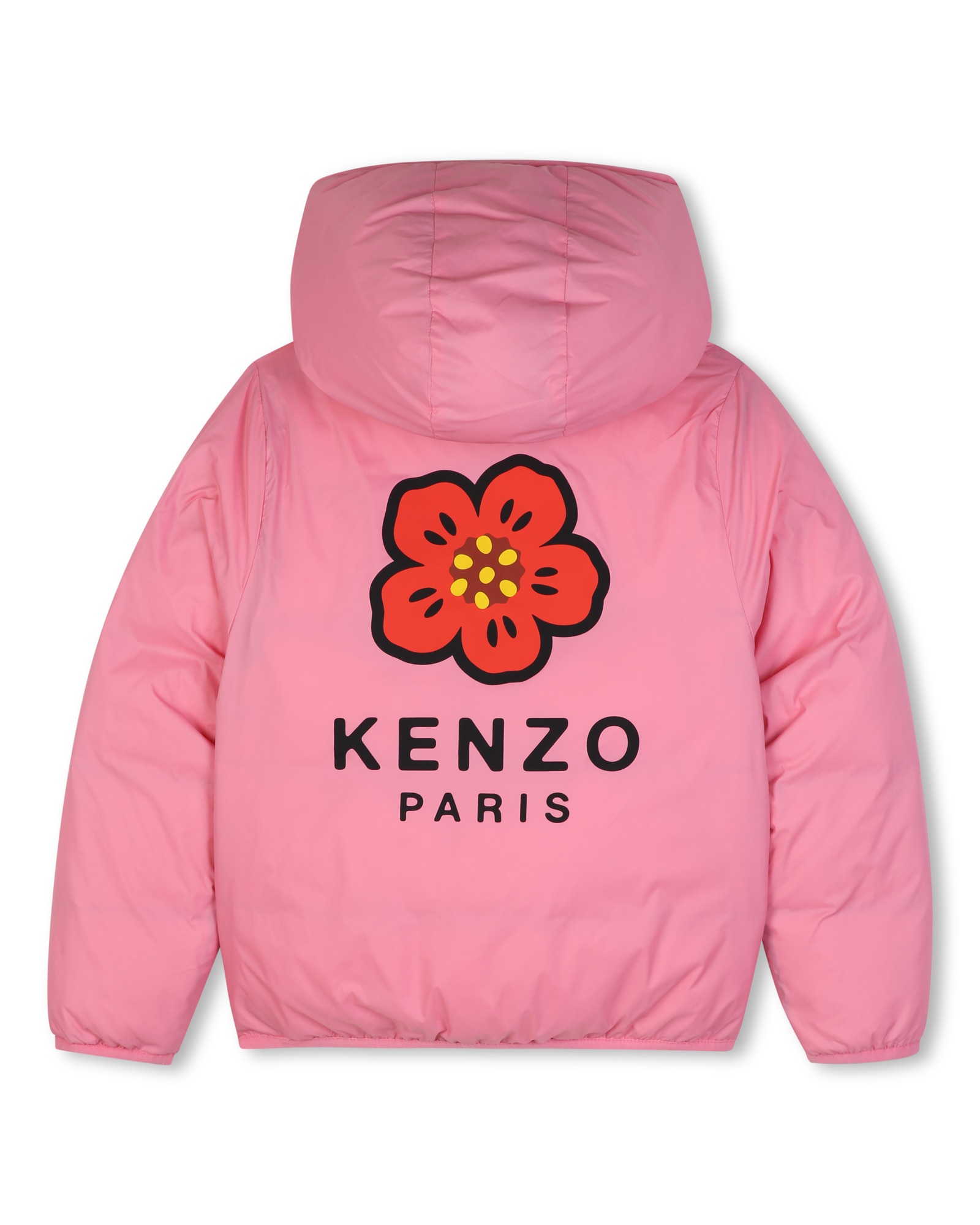 Abrigo de niño con estampado grande - Kenzo Kids - Rosa Rosa-3