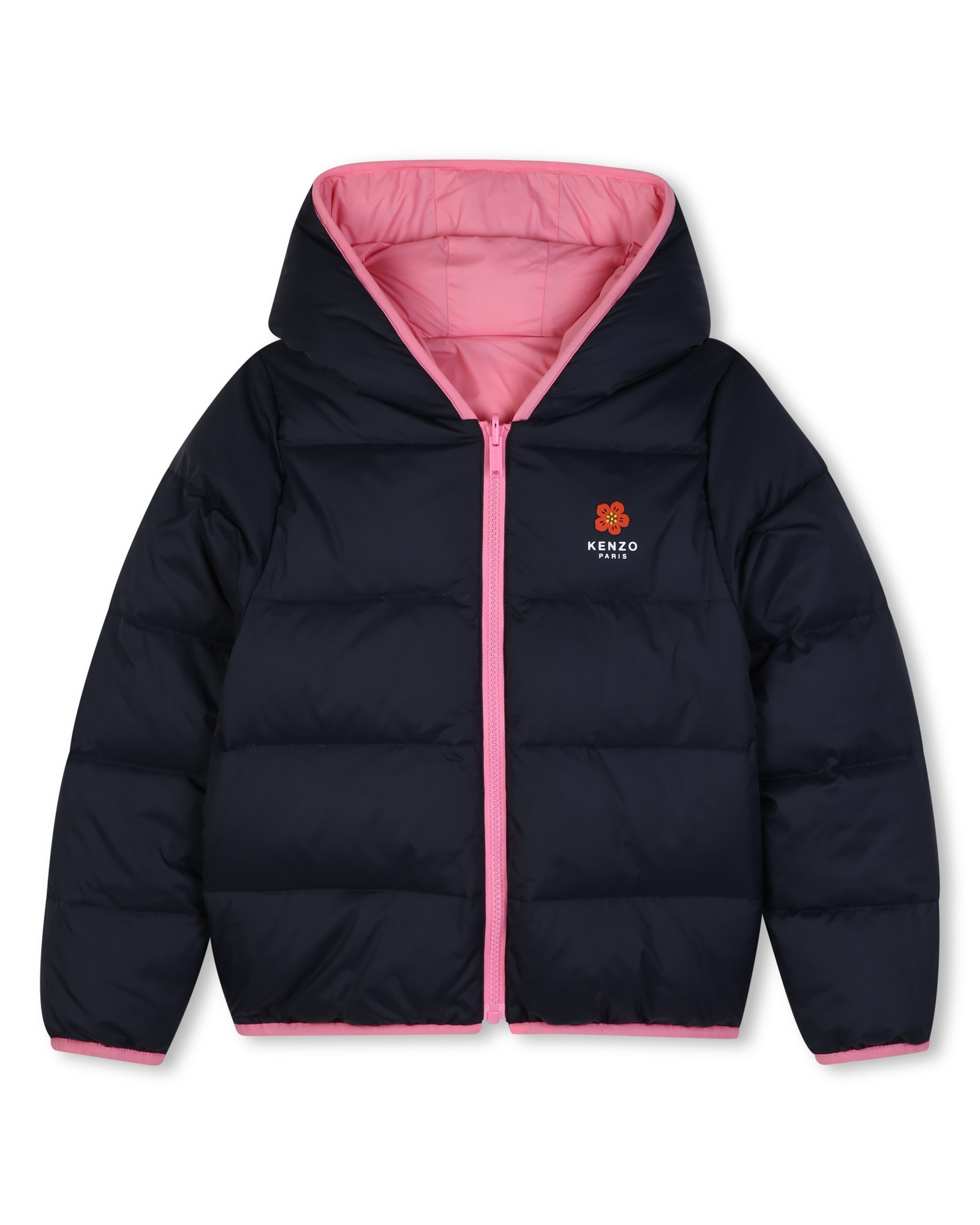 Abrigo de niño con estampado grande - Kenzo Kids - Rosa Rosa-2