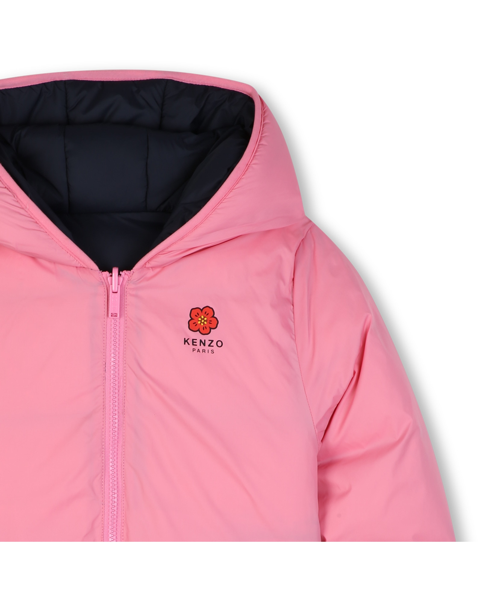 Abrigo de niño con estampado grande - Kenzo Kids - Rosa Rosa-6