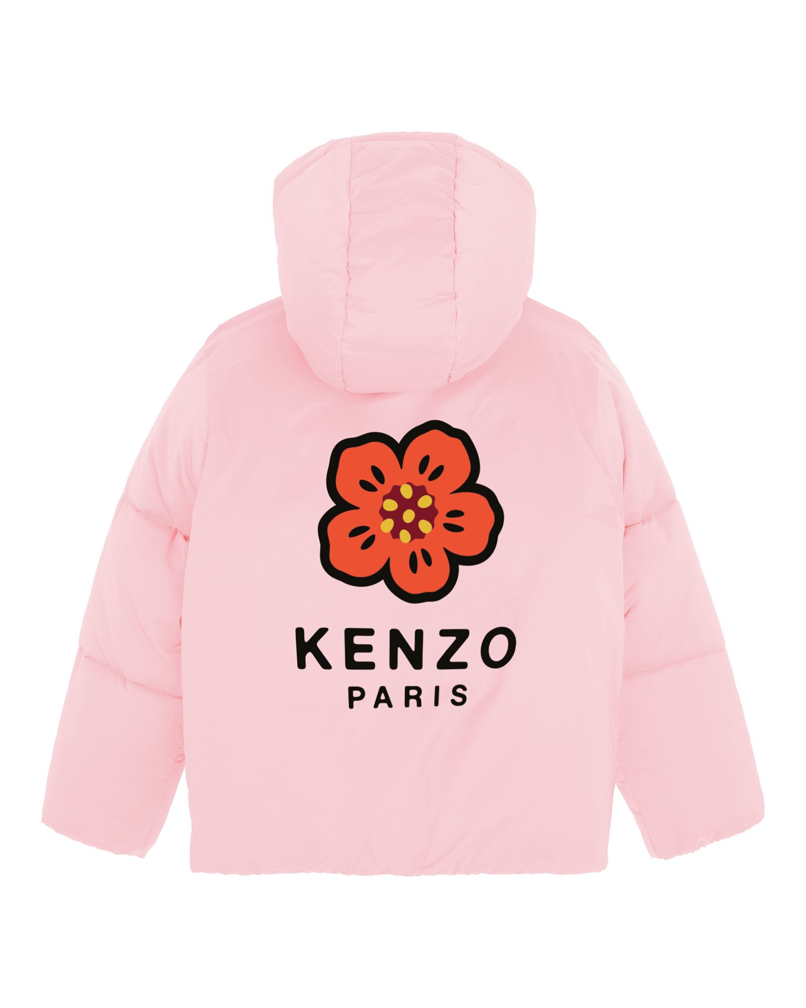 Abrigo de niño con estampado grande - Kenzo Kids - Rosa Rosa-3