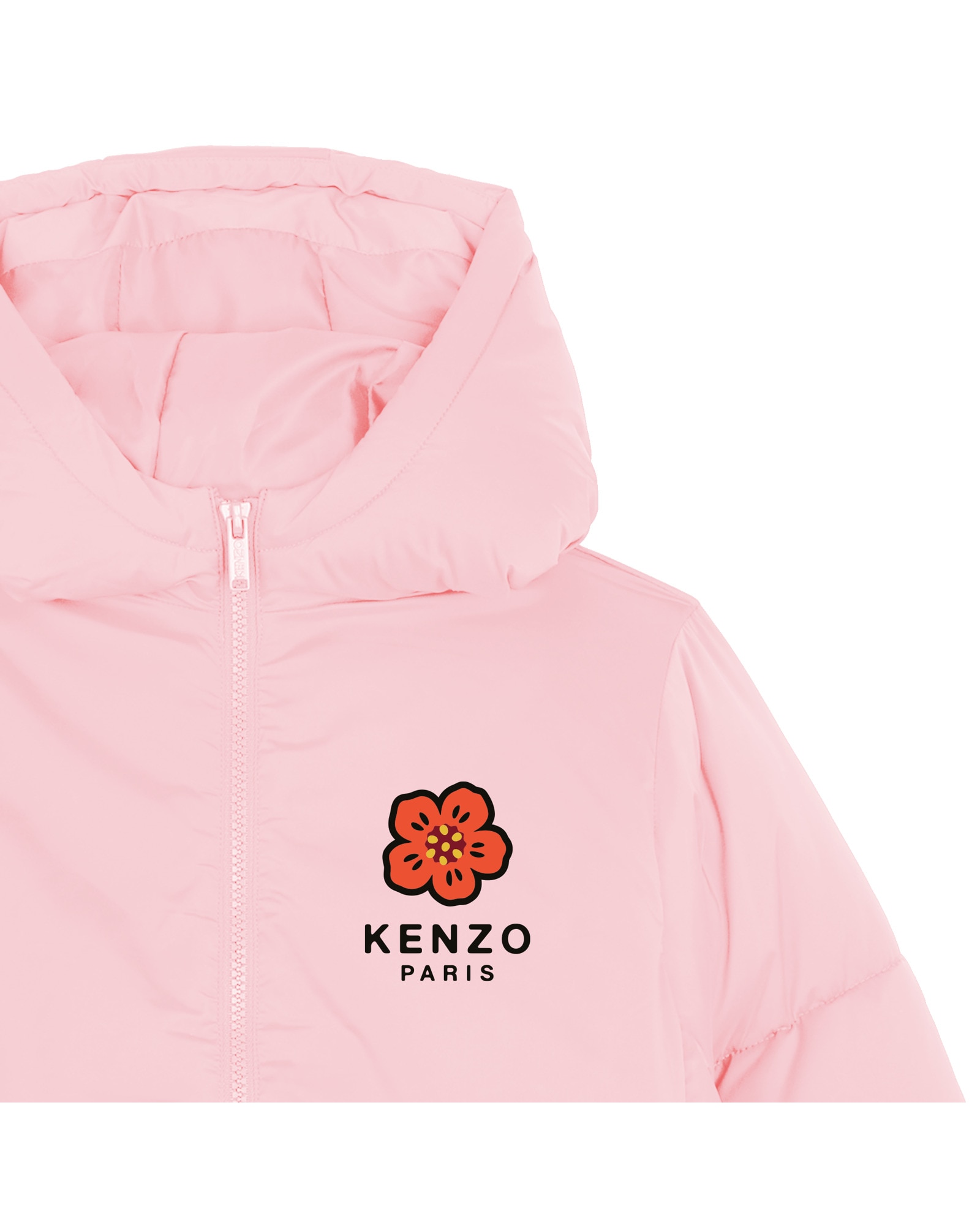 Abrigo de niño con estampado grande - Kenzo Kids - Rosa Rosa-2