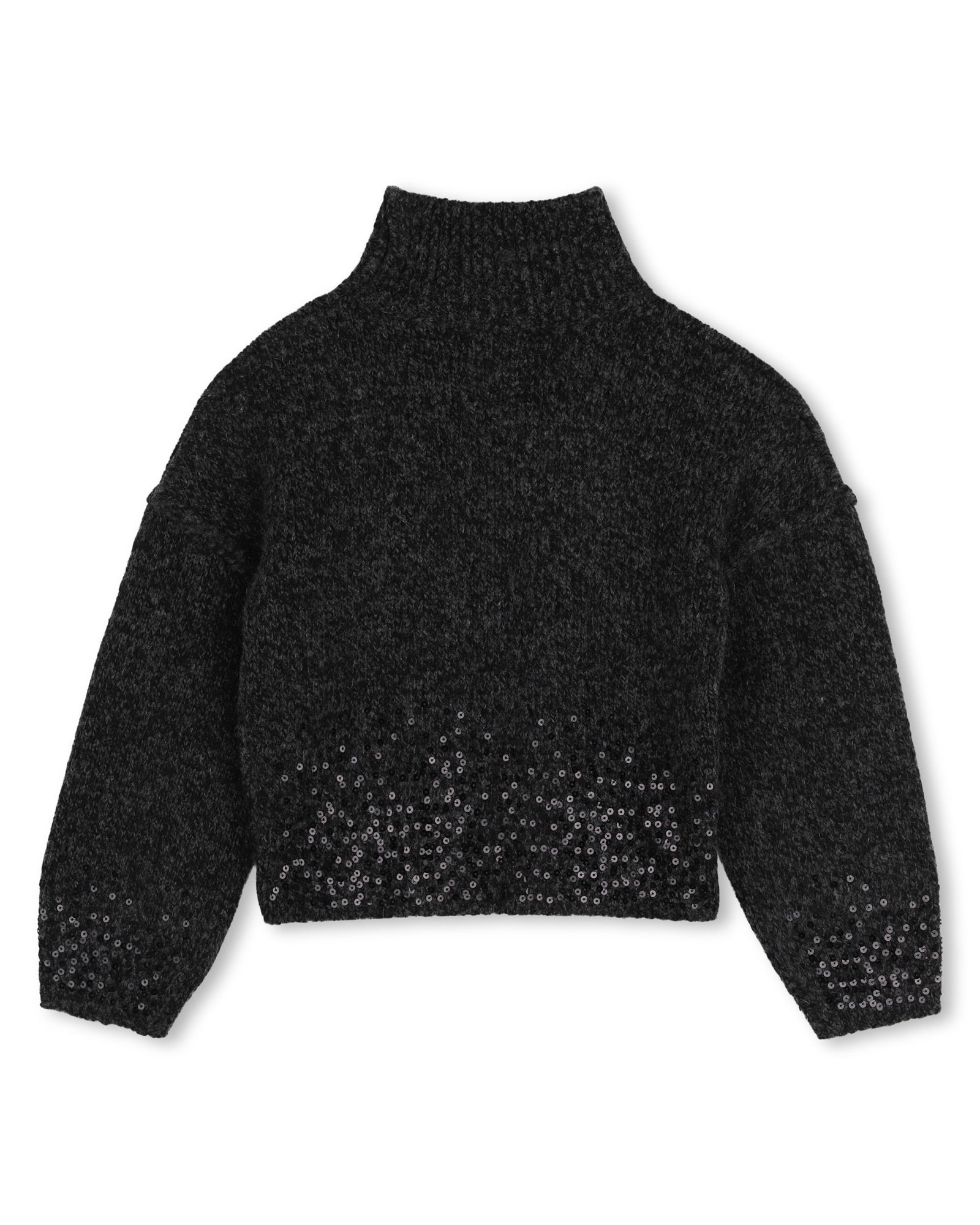 Jersey de niña liso - Zadig & Voltaire - Gris oscuro Gris oscuro-3